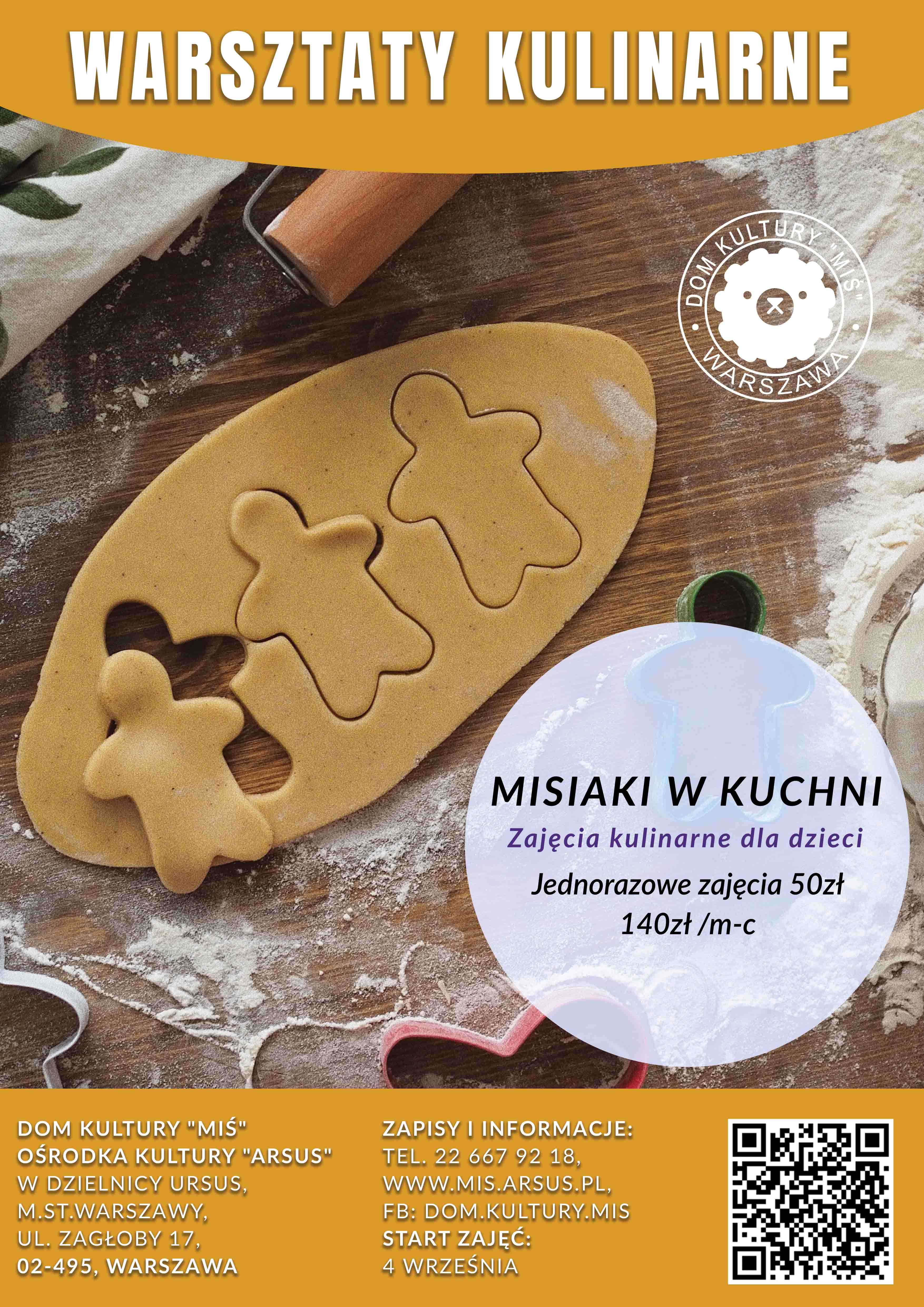 Zajęcia kulinarne - Misiaki w kuchni