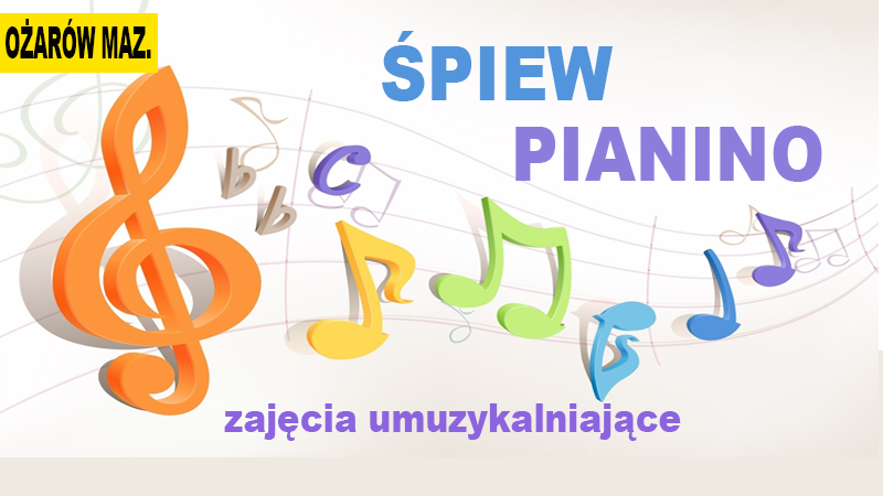 Śpiew / Pianino - zajęcia umuzykalniające