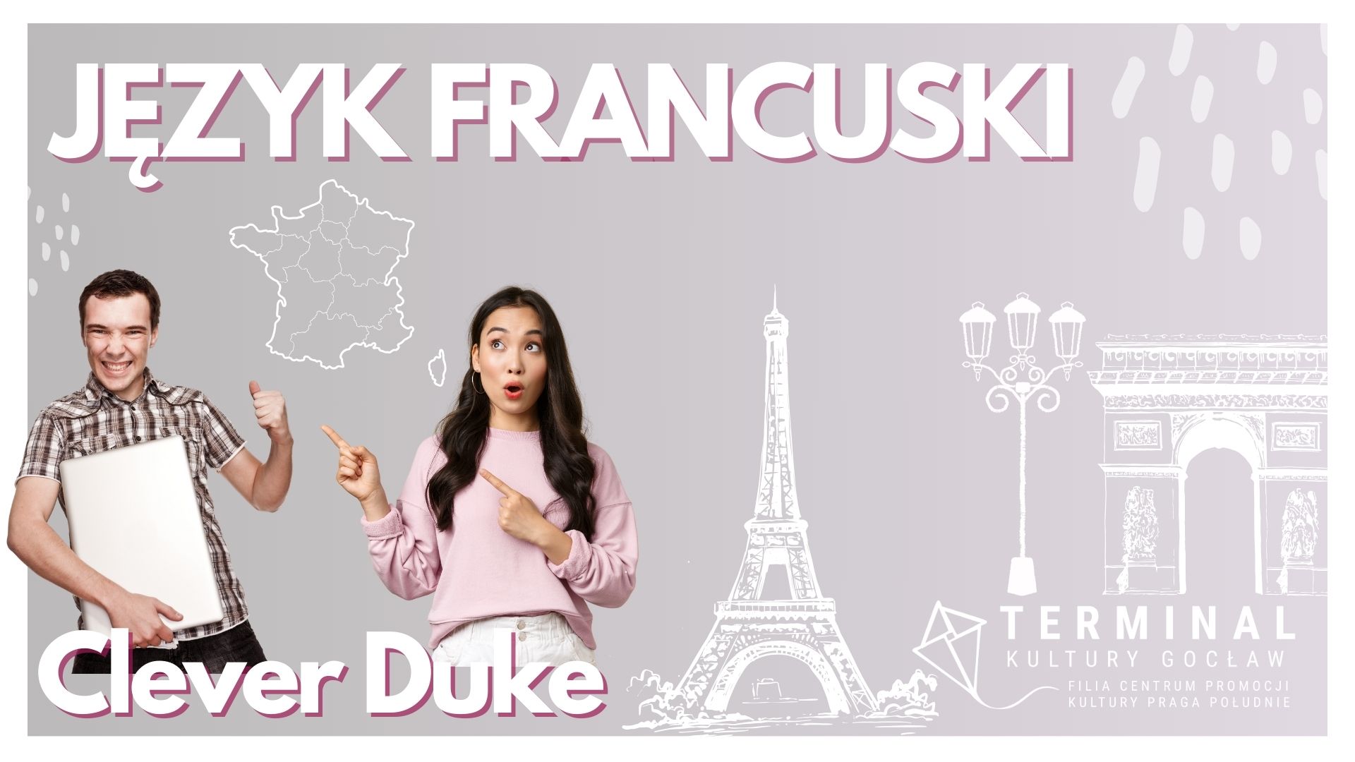 Francuski Clever Duke dla dorosłych poziom A1 dla początkujących