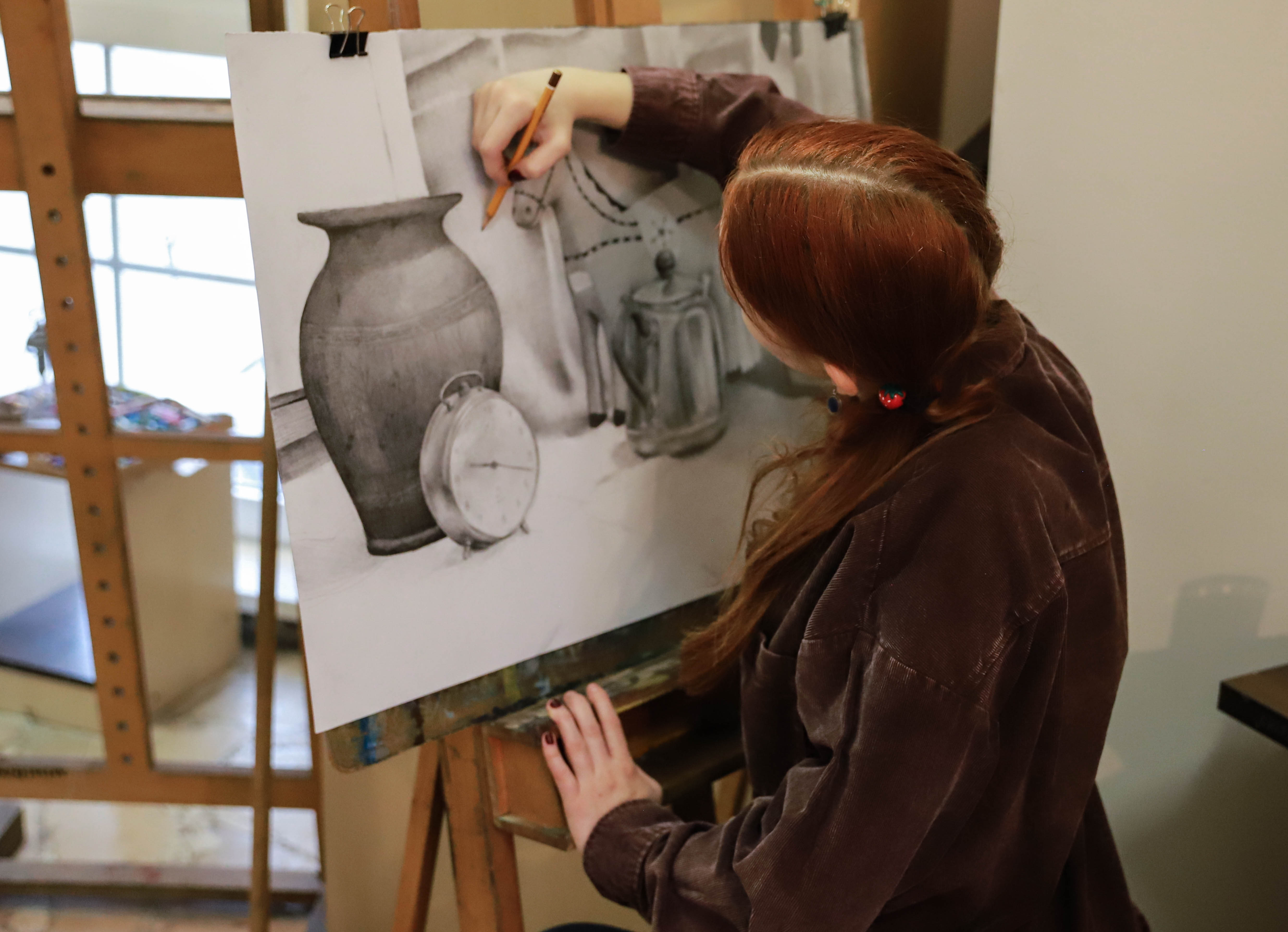 "Pod Galerią" Zajęcia w Pracowni Plastycznej Konin