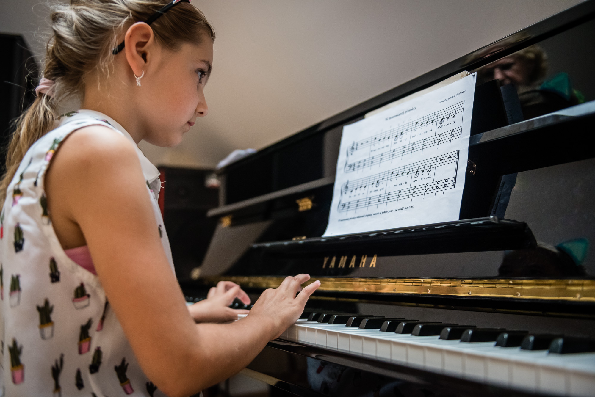 Zajęcia muzyczne - nauka gry na pianinie