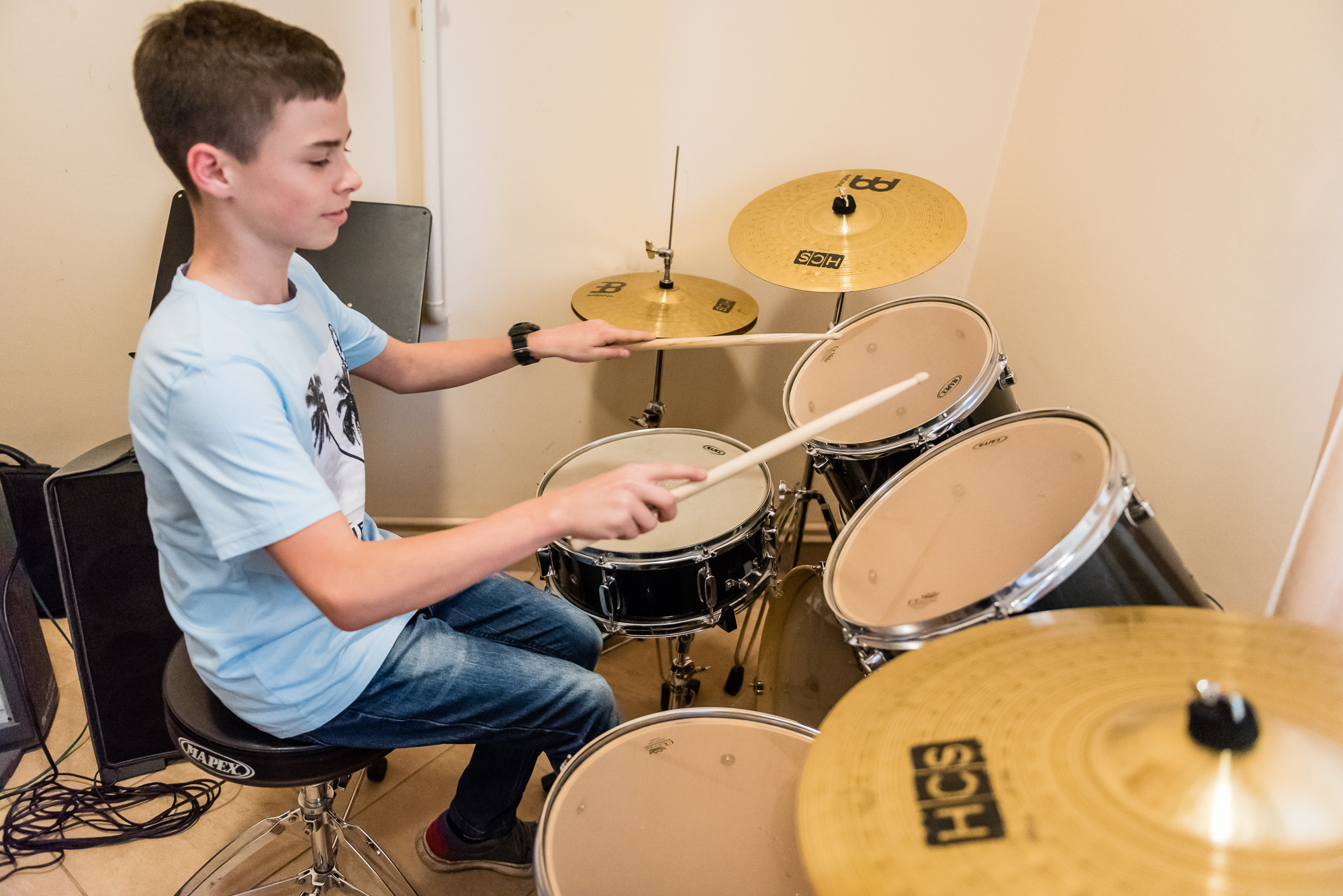 Zajęcia muzyczne - nauka gry na perkusji
