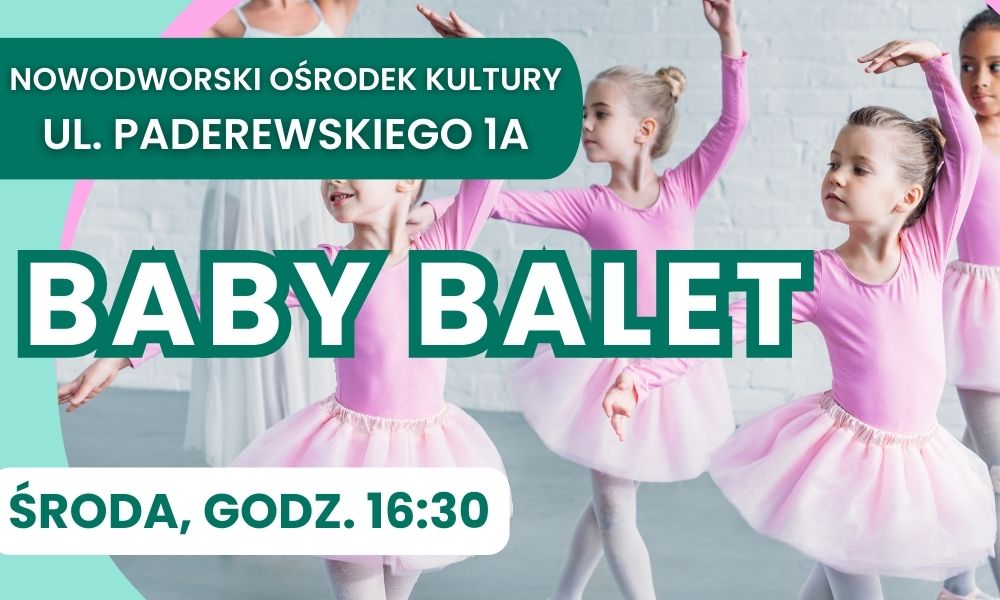 Baby Balet 3-4 środa16.30-17.15