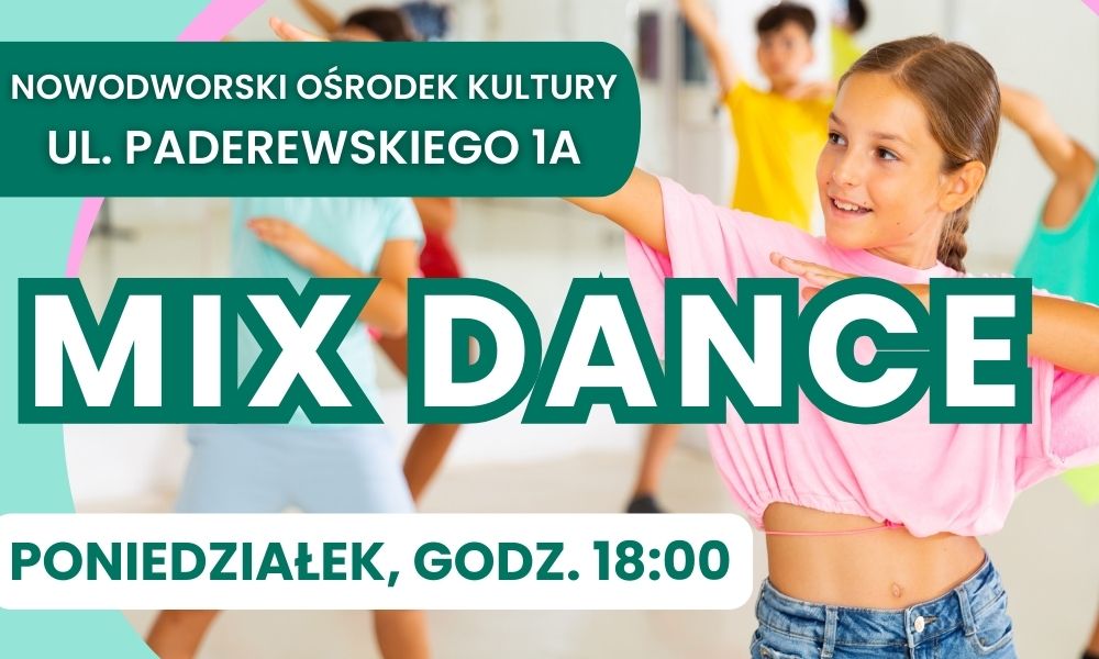 Mix Dance 6-12 Poniedziałek 18.00-19.00