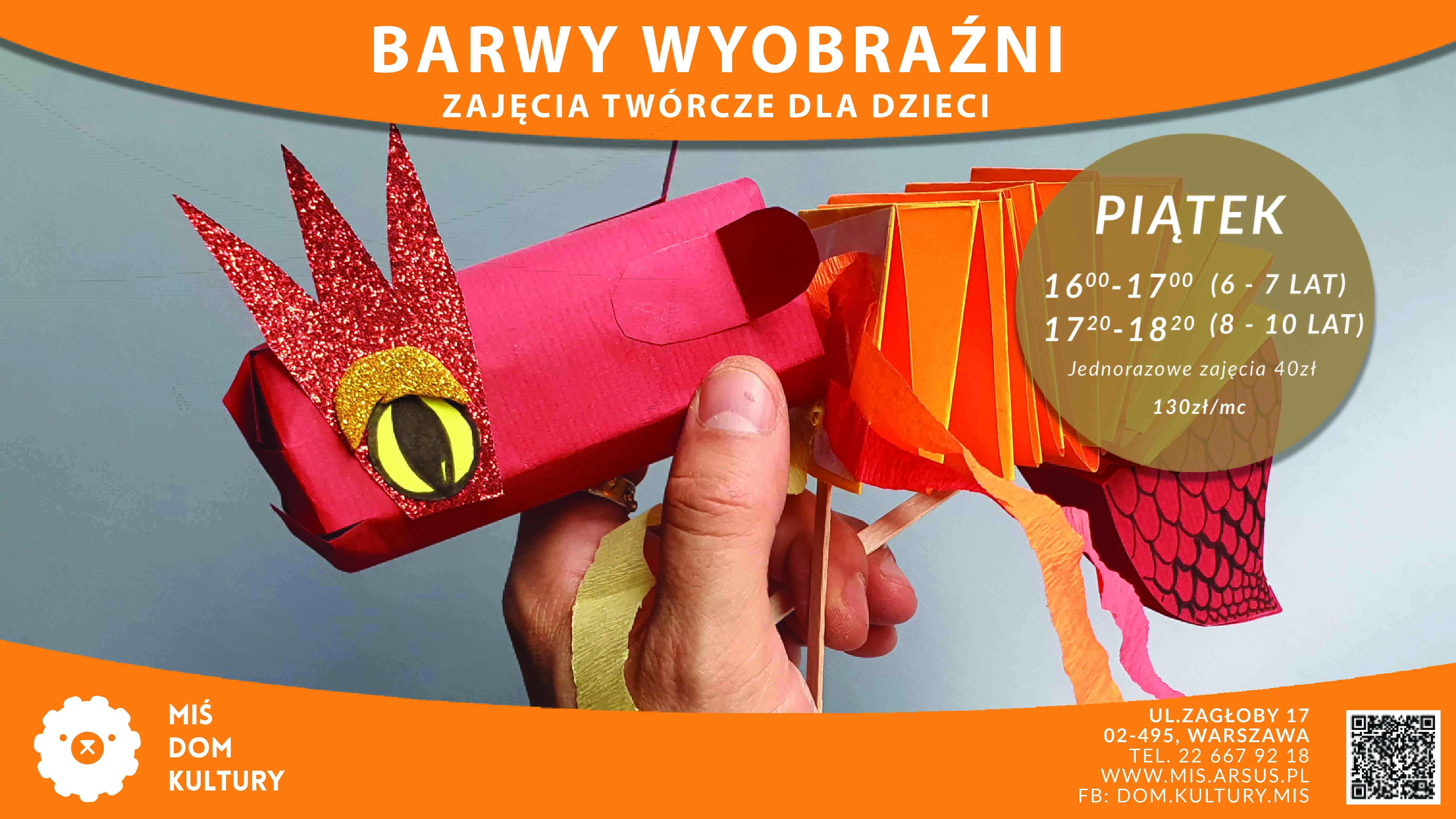 Barwy wyobraźni - zajęcia plastyczne dla dzieci w Misiu