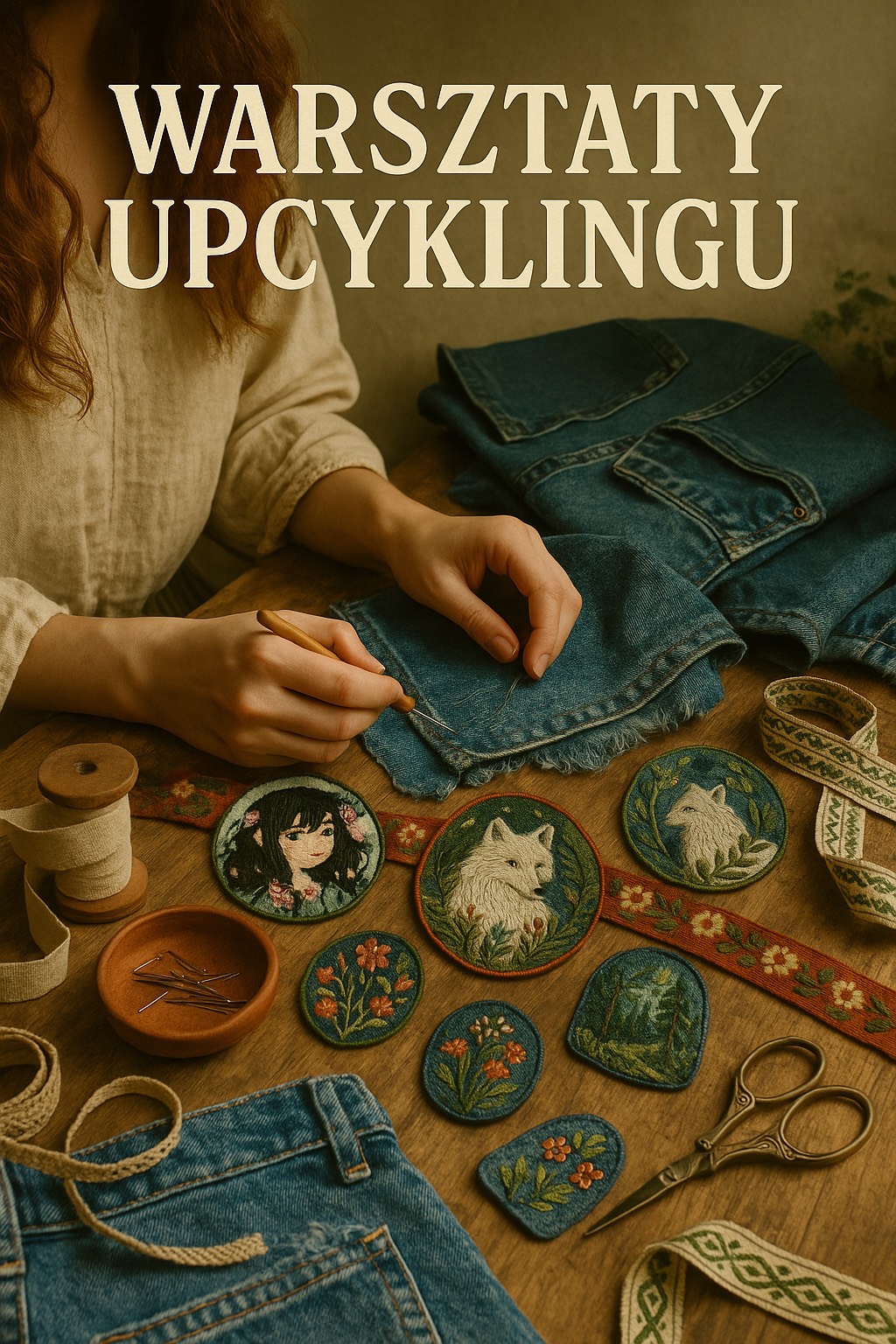 Upcyklingowe zajęcia przerabiania odzieży