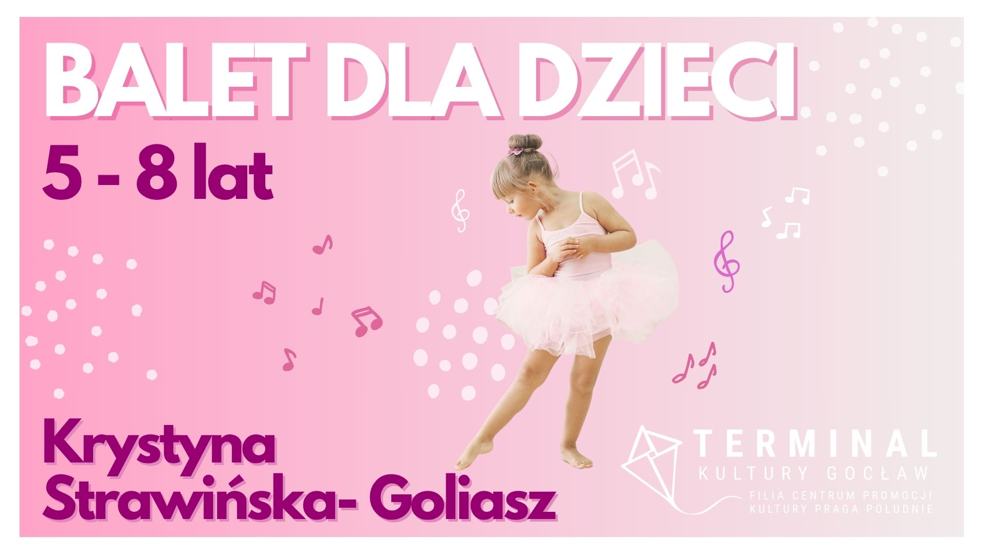 BALET DLA DZIECI 5-8 (GRUPA ŚRENIO ZAAWANSOWANA) - Krystyna Strawińska-Goliasz TKG