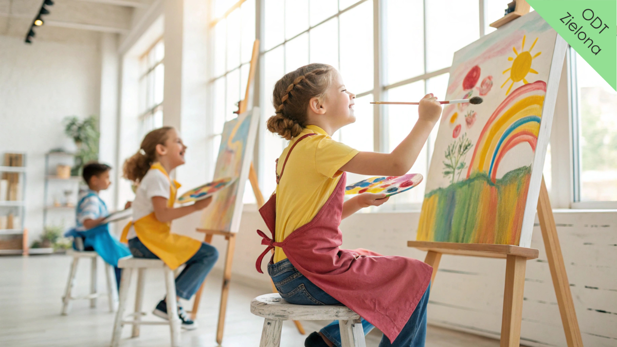 MALI MISTRZOWIE SZTUKI - ogólnorozwojowe zajęcia malarskie (Filia Zielona)