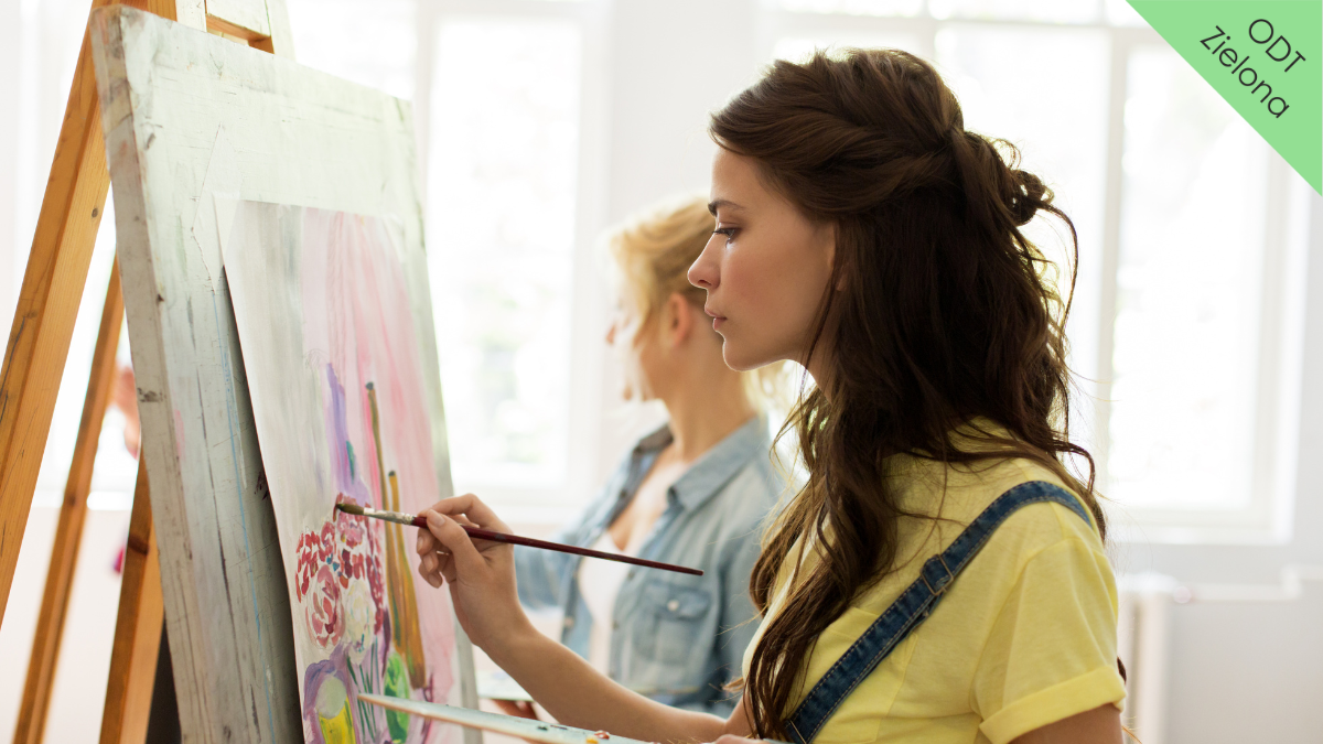 ŚLADAMI MISTRZÓW – zajęcia malarskie z elementami historii sztuki (Filia Zielona)