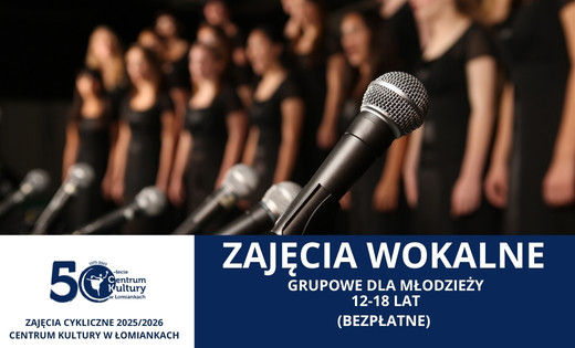 Wokalne dla młodzieży - grupowe, zajęcia bezpłatne