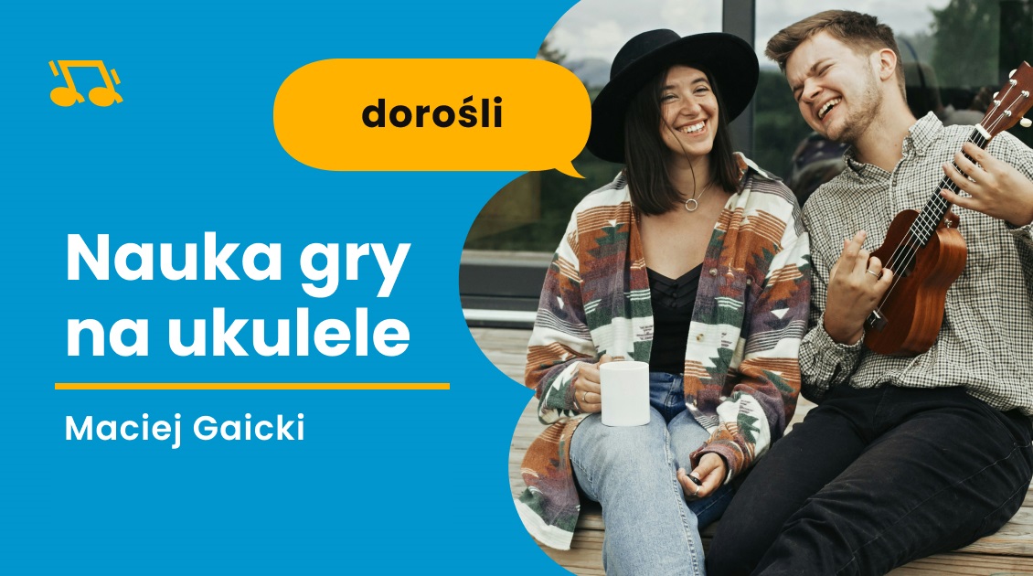 Nauka gry na ukulele dla dzieci w wieku od 6 lat, młodzieży i dorosłych