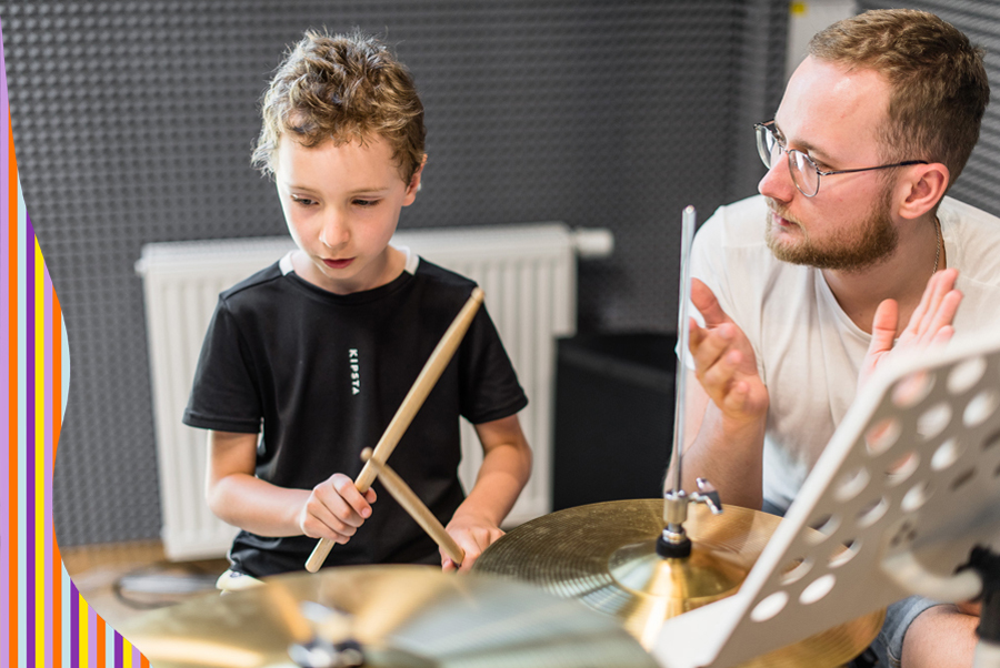 Lekcje gry na perkusji (wtorek) (M. Kozłowski)