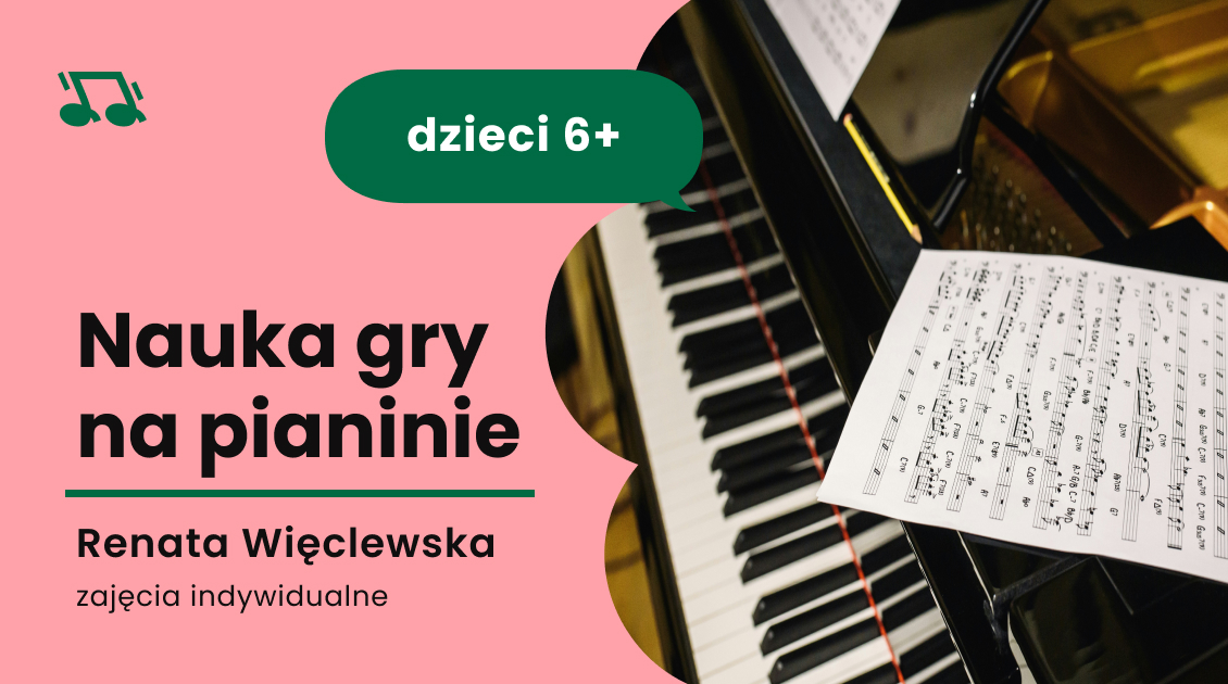Nauka gry na pianinie dla dzieci od 6 lat i młodzieży