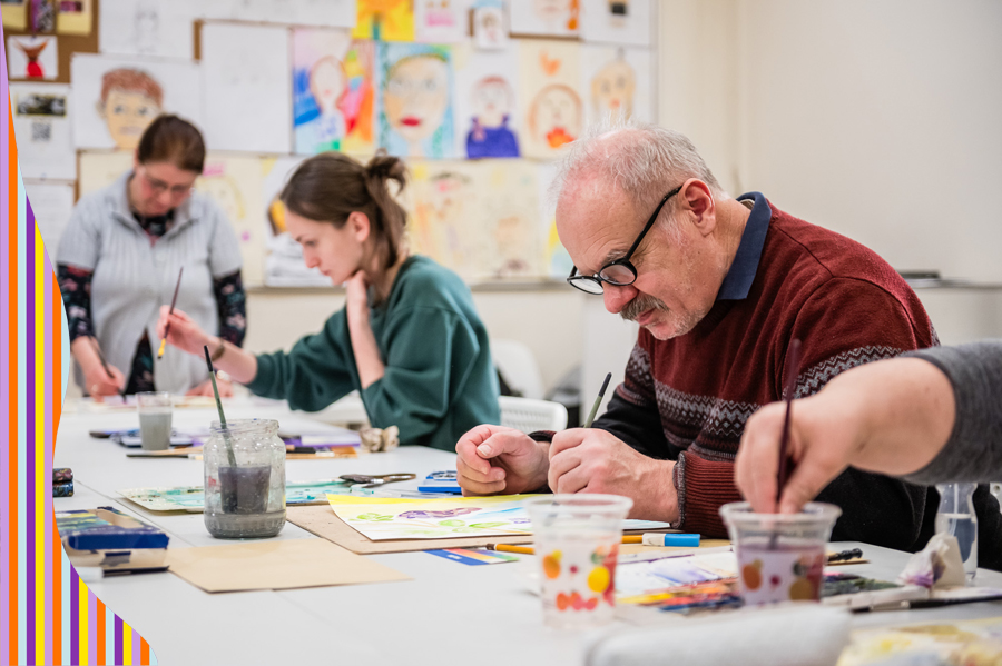 Międzypokoleniowa pracownia malarska
