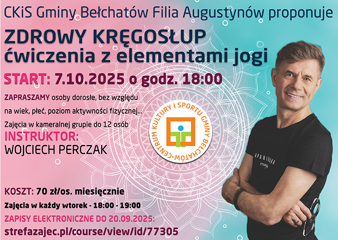 ZDROWY KRĘGOSŁUP ćwiczenia z elementami jogi AUGUSTYNÓW