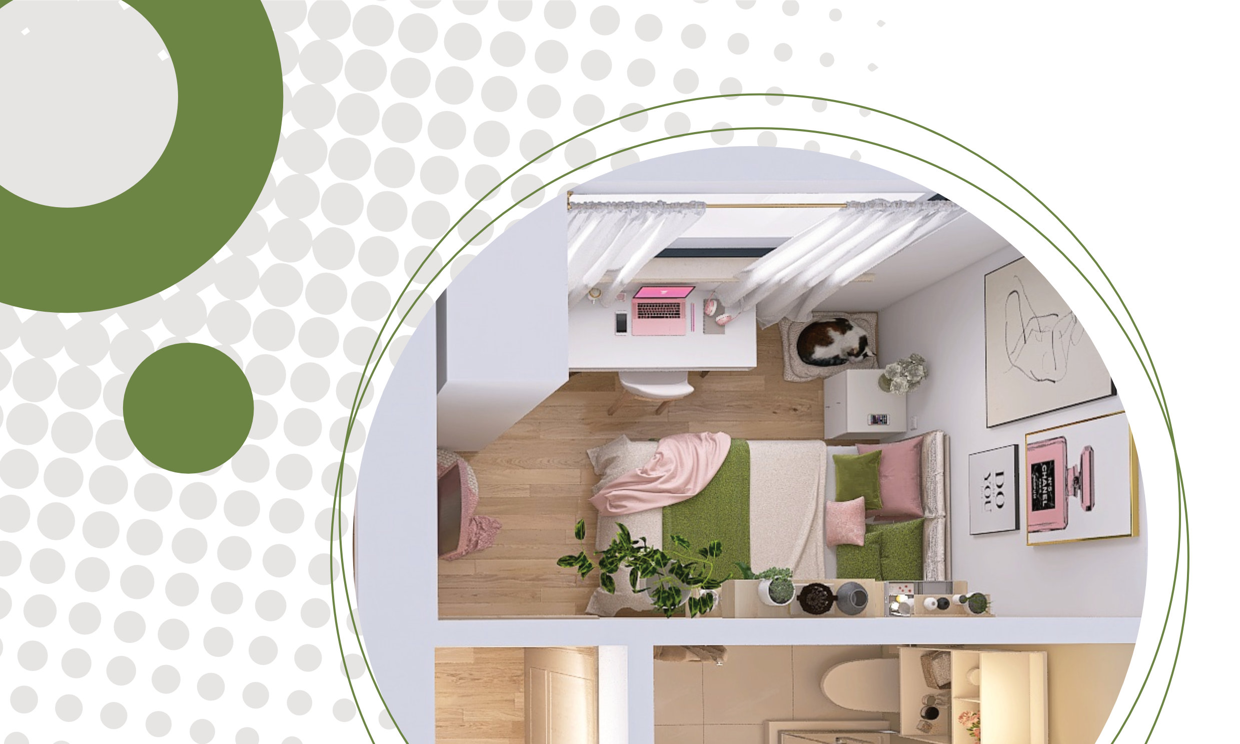 Młody projektant wnętrz