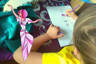 Mała akademia mody -zajęcia plastyczne i nie tylko