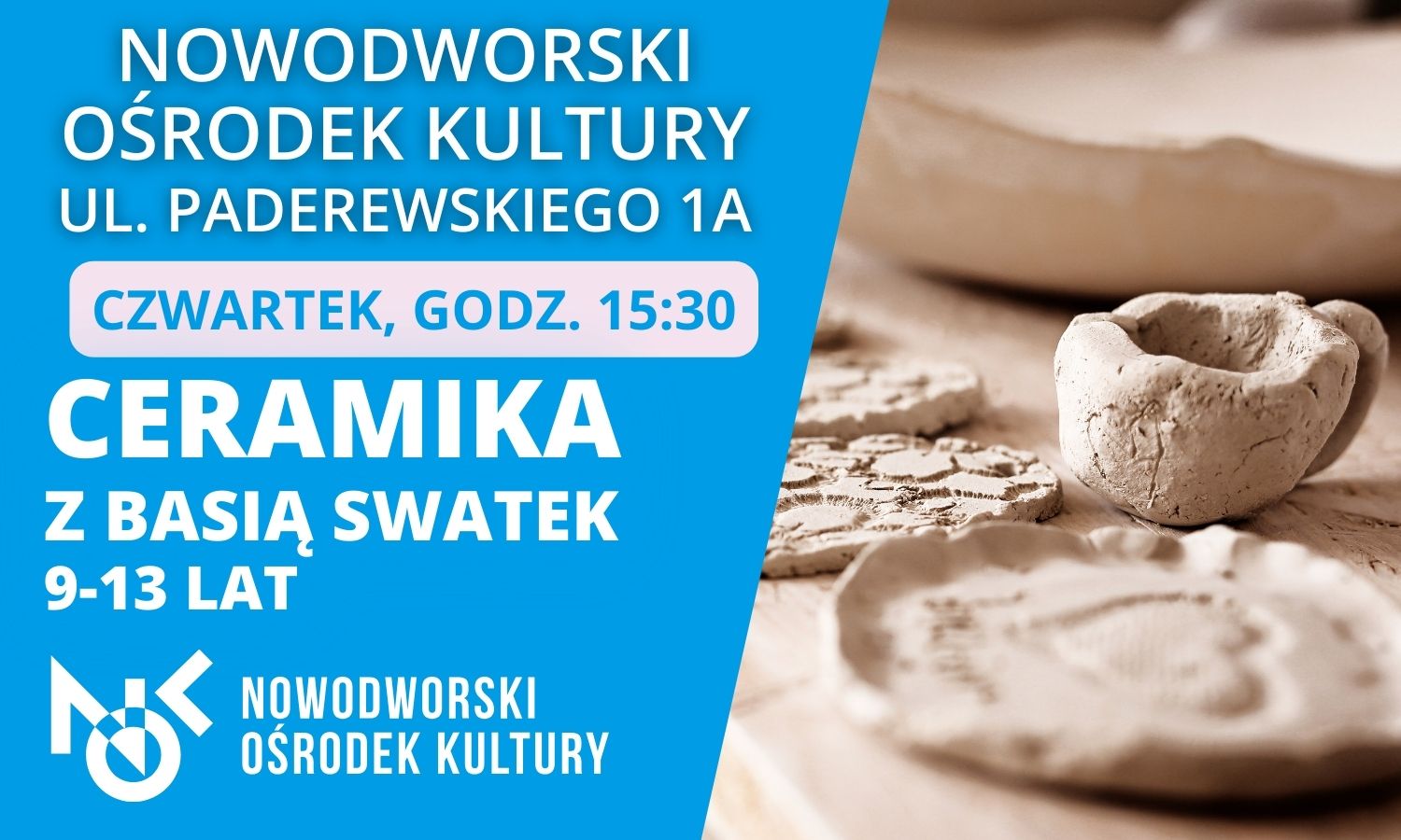 Ceramika 9-13 lat (czwartek)