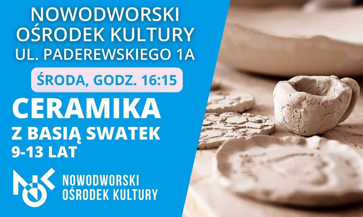 Ceramika 9-13 lat (środa)