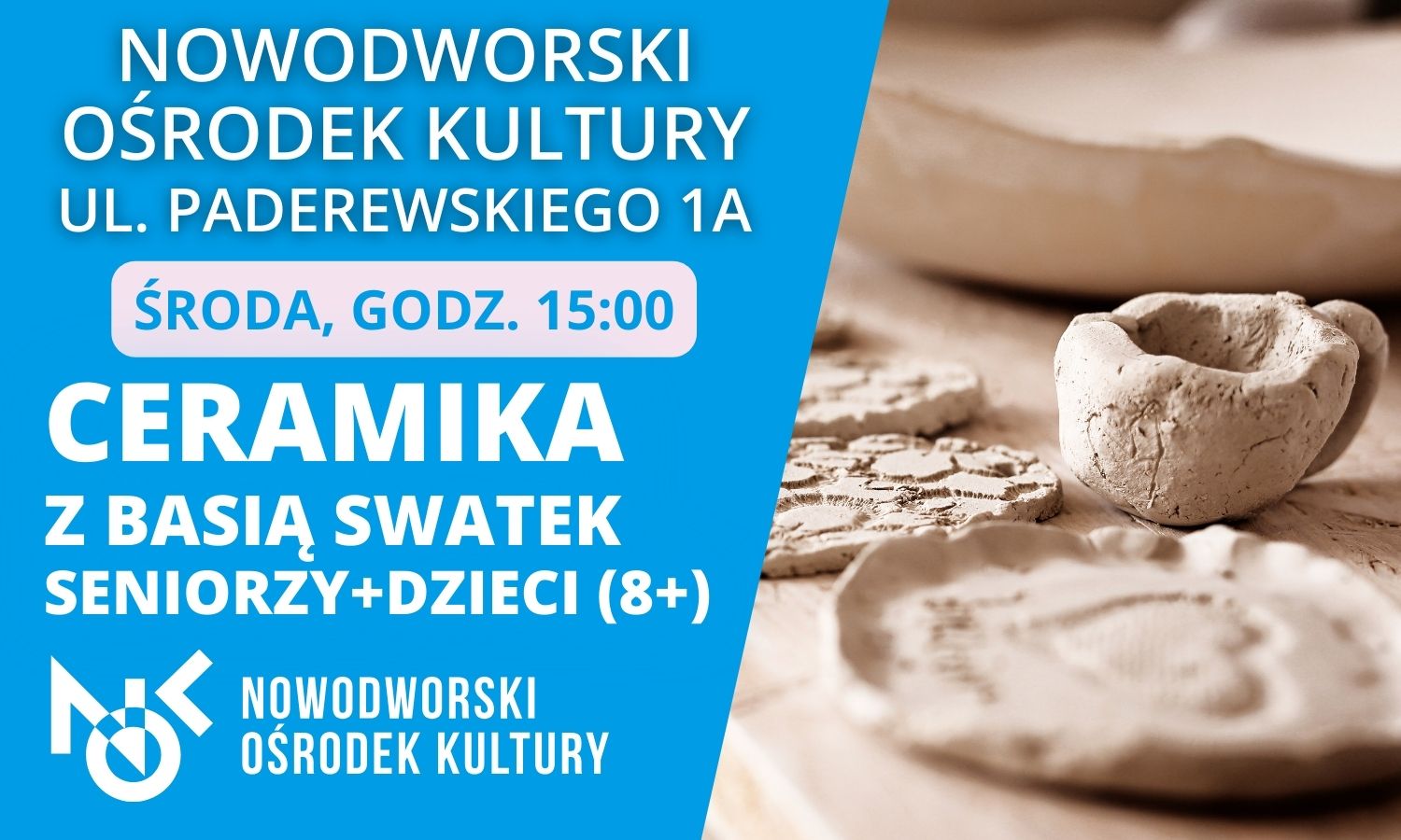 Ceramika seniorzy+dzieci (8+)