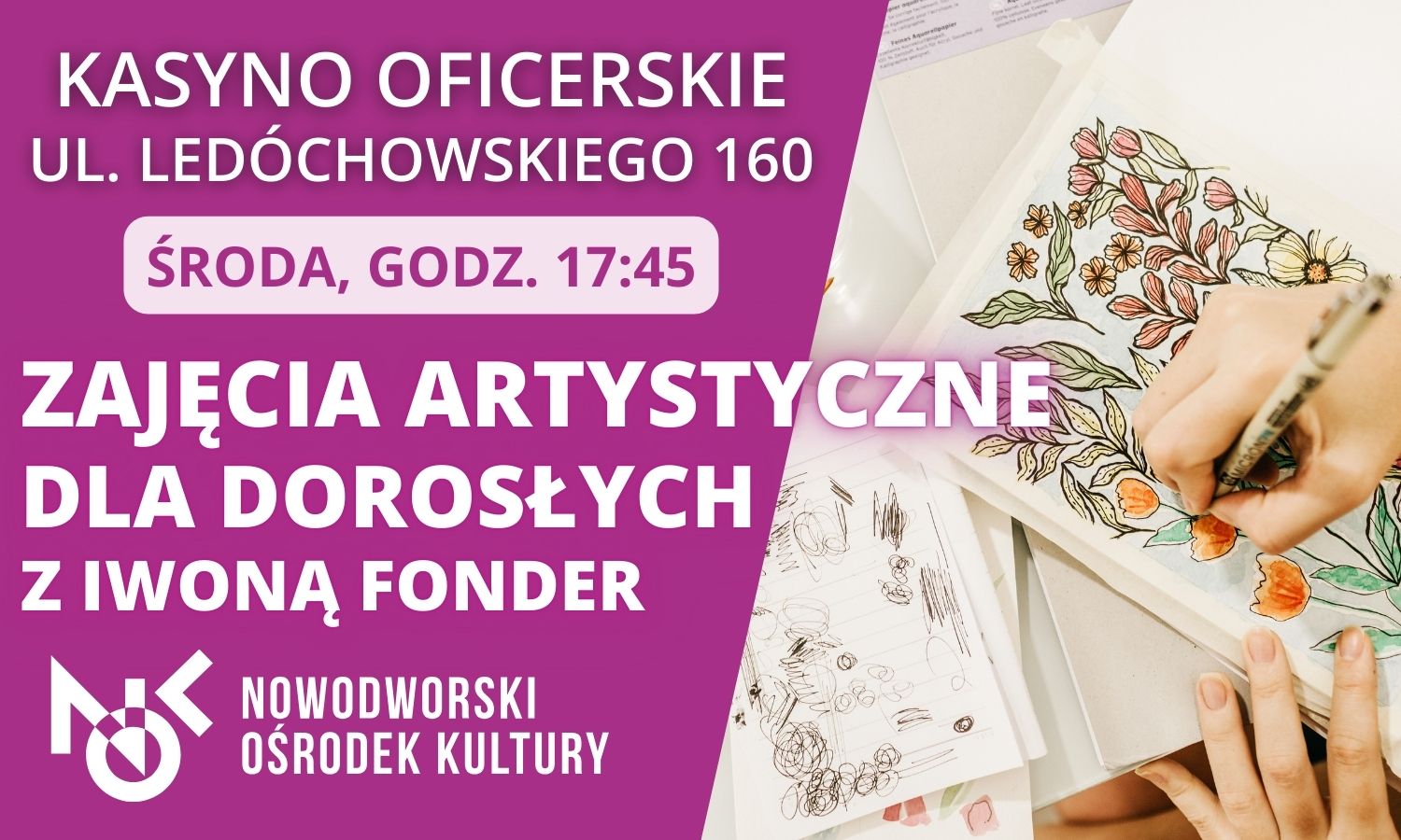 Zajęcia plastyczne dla dorosłych (kasyno)