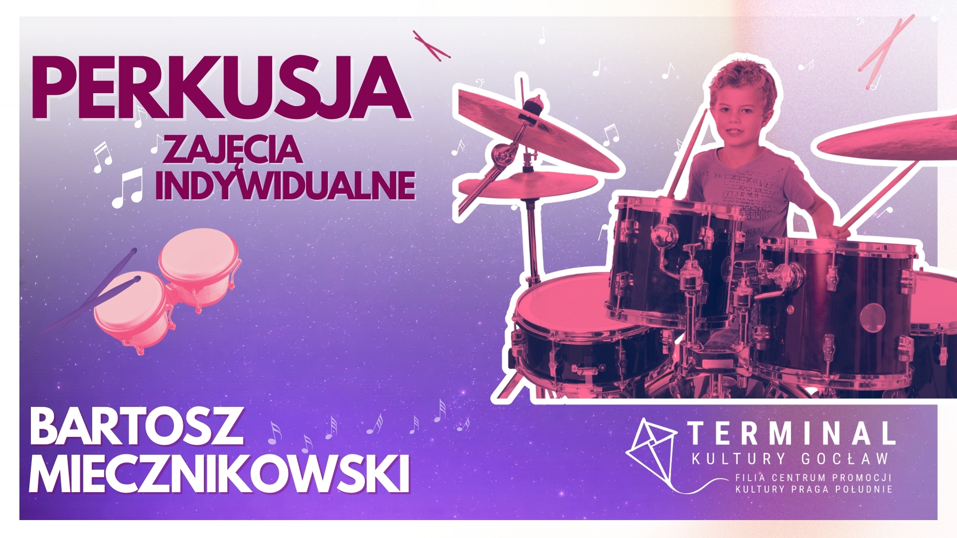 PERKUSJA - ZAJĘCIA INDYWIDUALNE - Bartosz Miecznikowski TKG