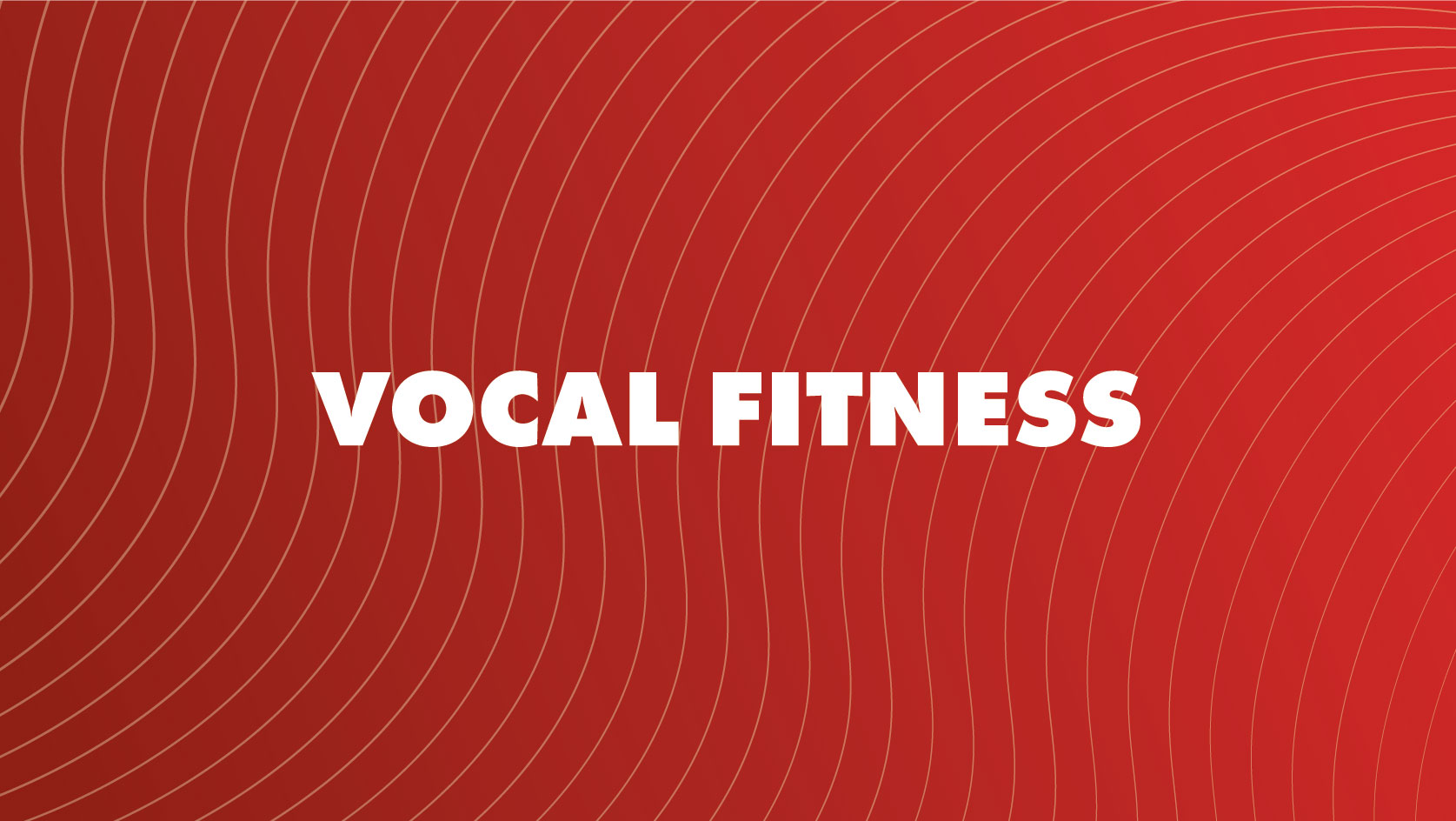 Vocal fitness - Kolegiacka