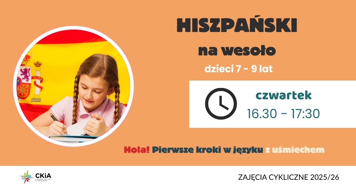 HISZPAŃSKI dla dzieci - na wesoło