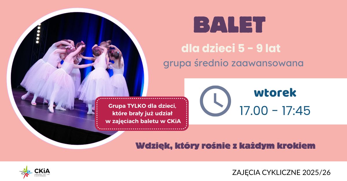BALET grupa średnio zaawansowana