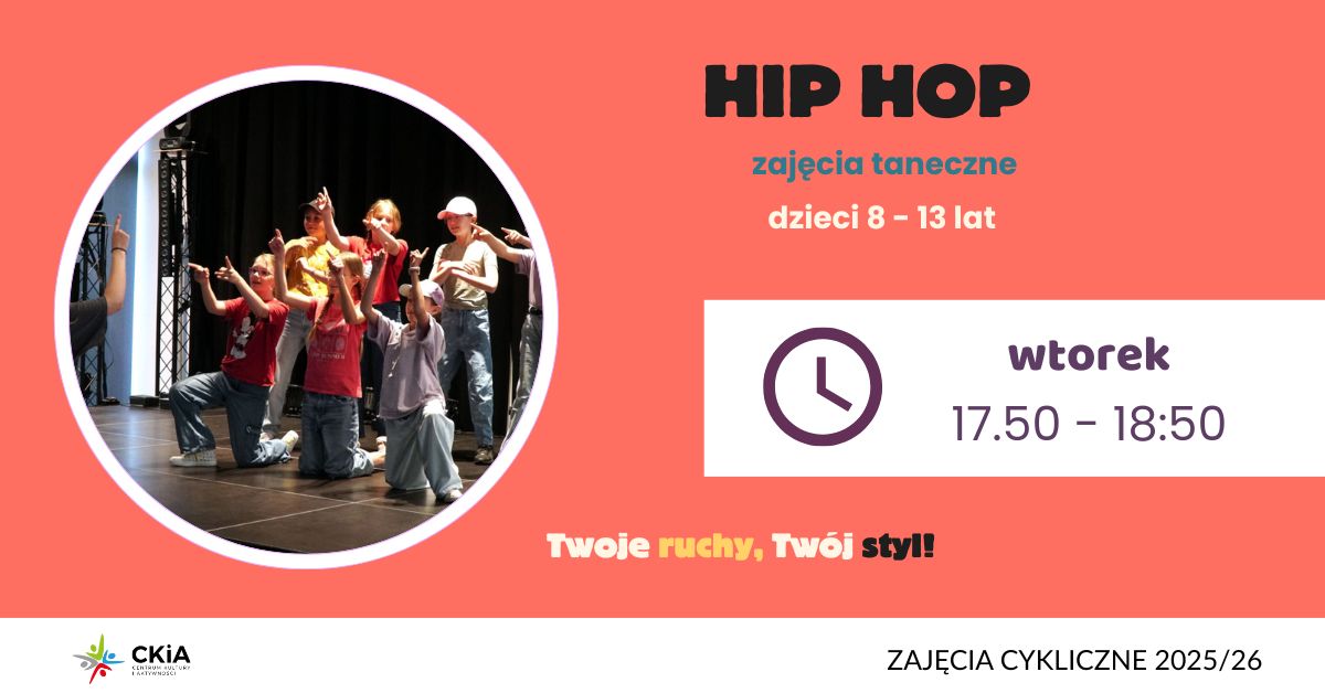 HIP HOP dla dzieci i młodzieży