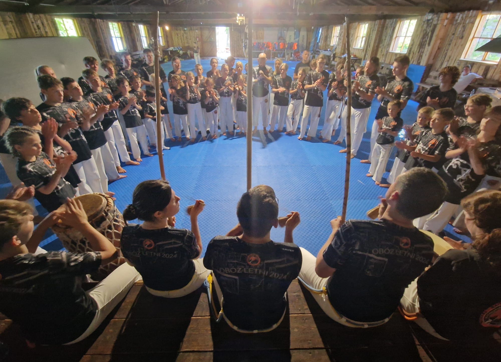 Capoeira grupa średniozaawansowana  zajęcia dla dzieci 7 lat+, młodzieży i dorosłych, poniedziałek i piątek