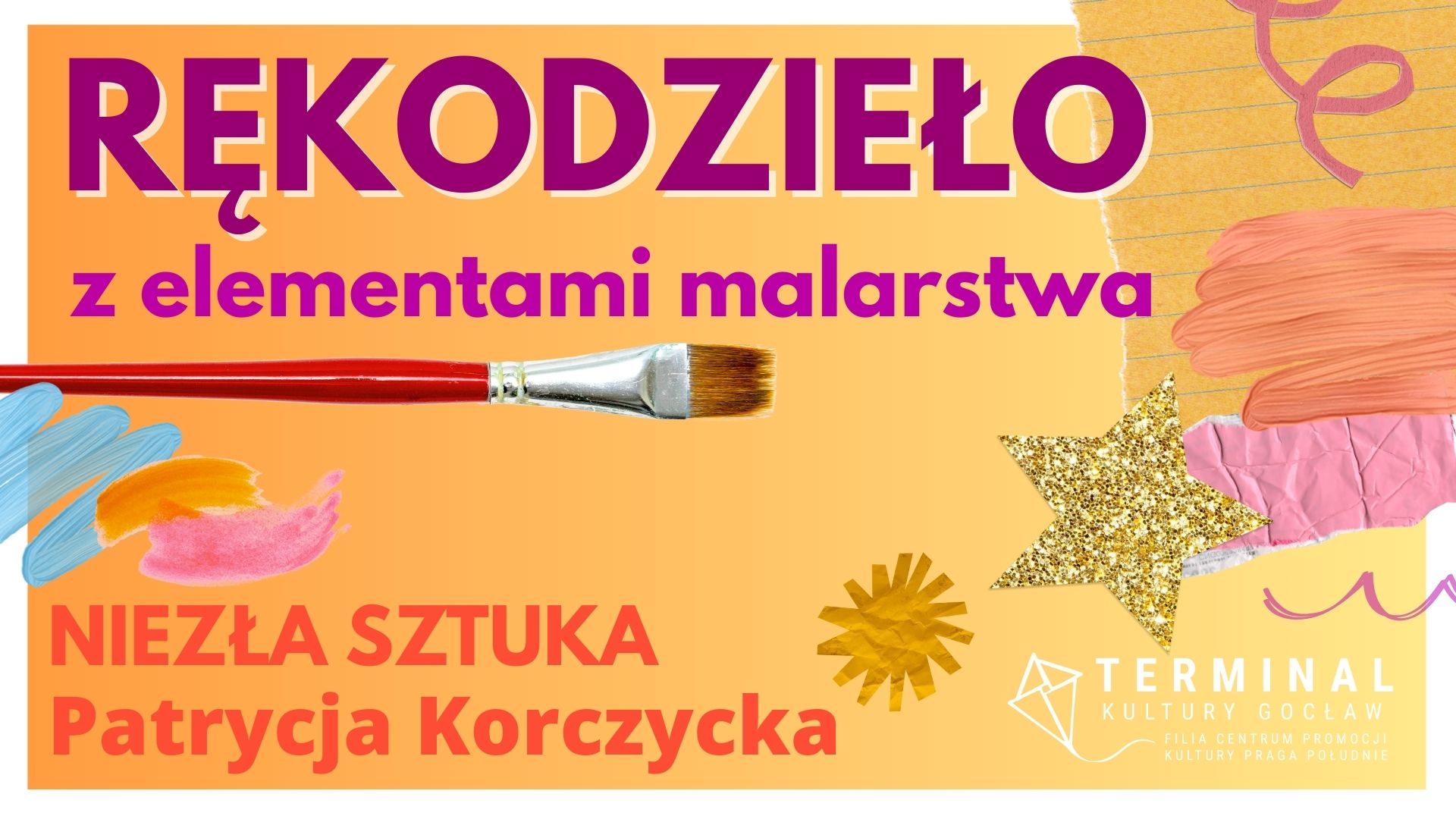 RĘKODZIEŁO Z ELEMENTAMI MALARSTWA - Niezła Sztuka Patrycja Korczycka