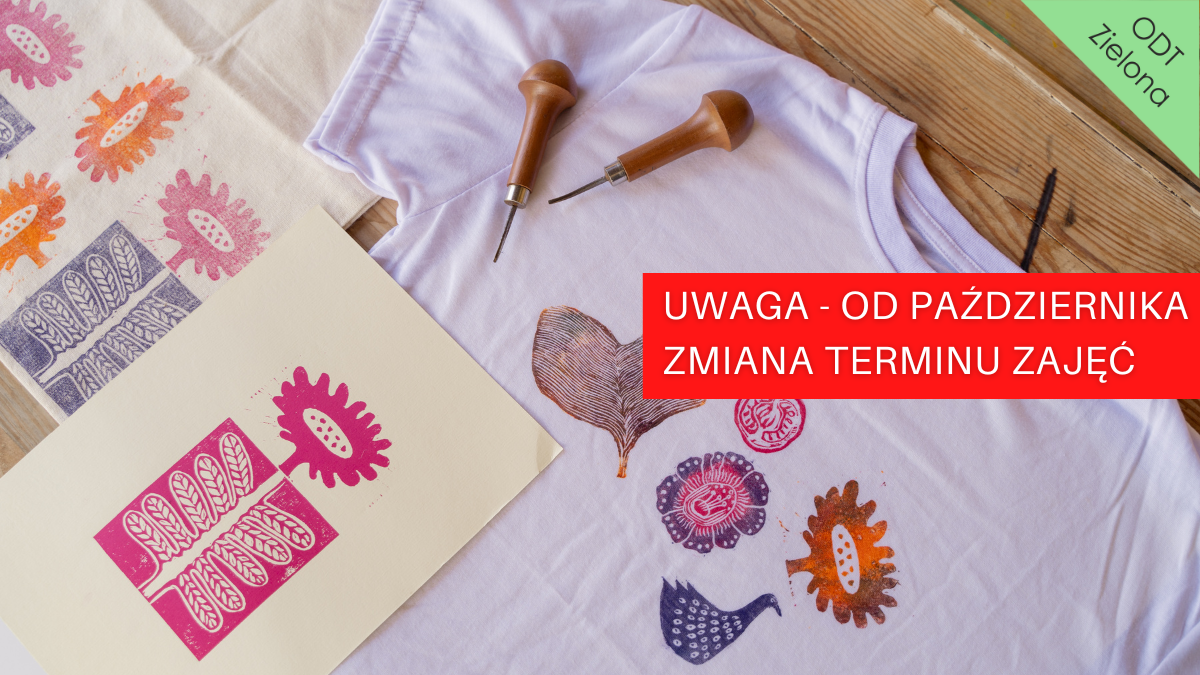 GRAFIKA ARTYSTYCZNA OD LOGOTYPU DO LINORYTU (Filia Zielona)