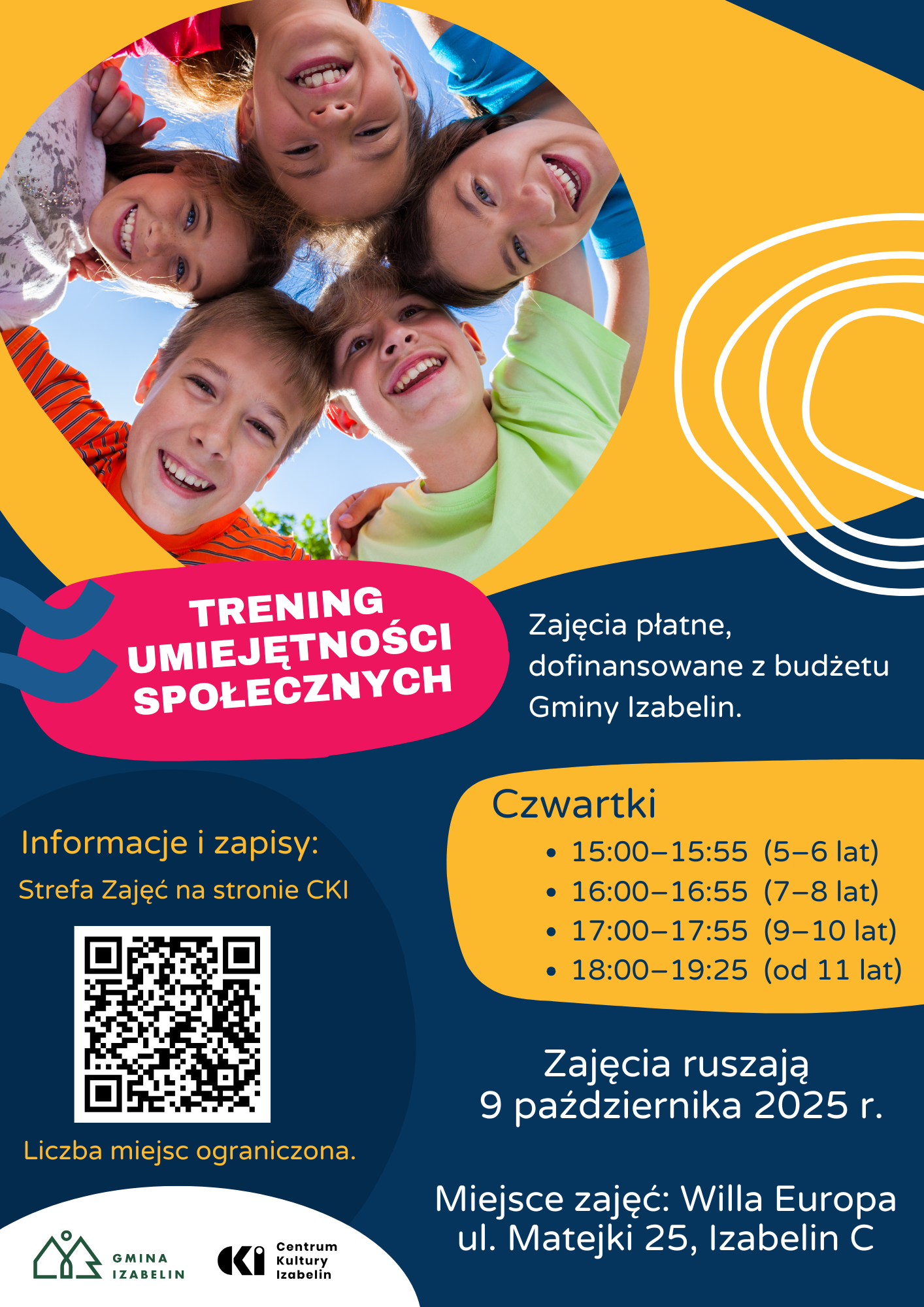 Trening Umiejętności Społecznych dla dzieci TUS 5-16 lat