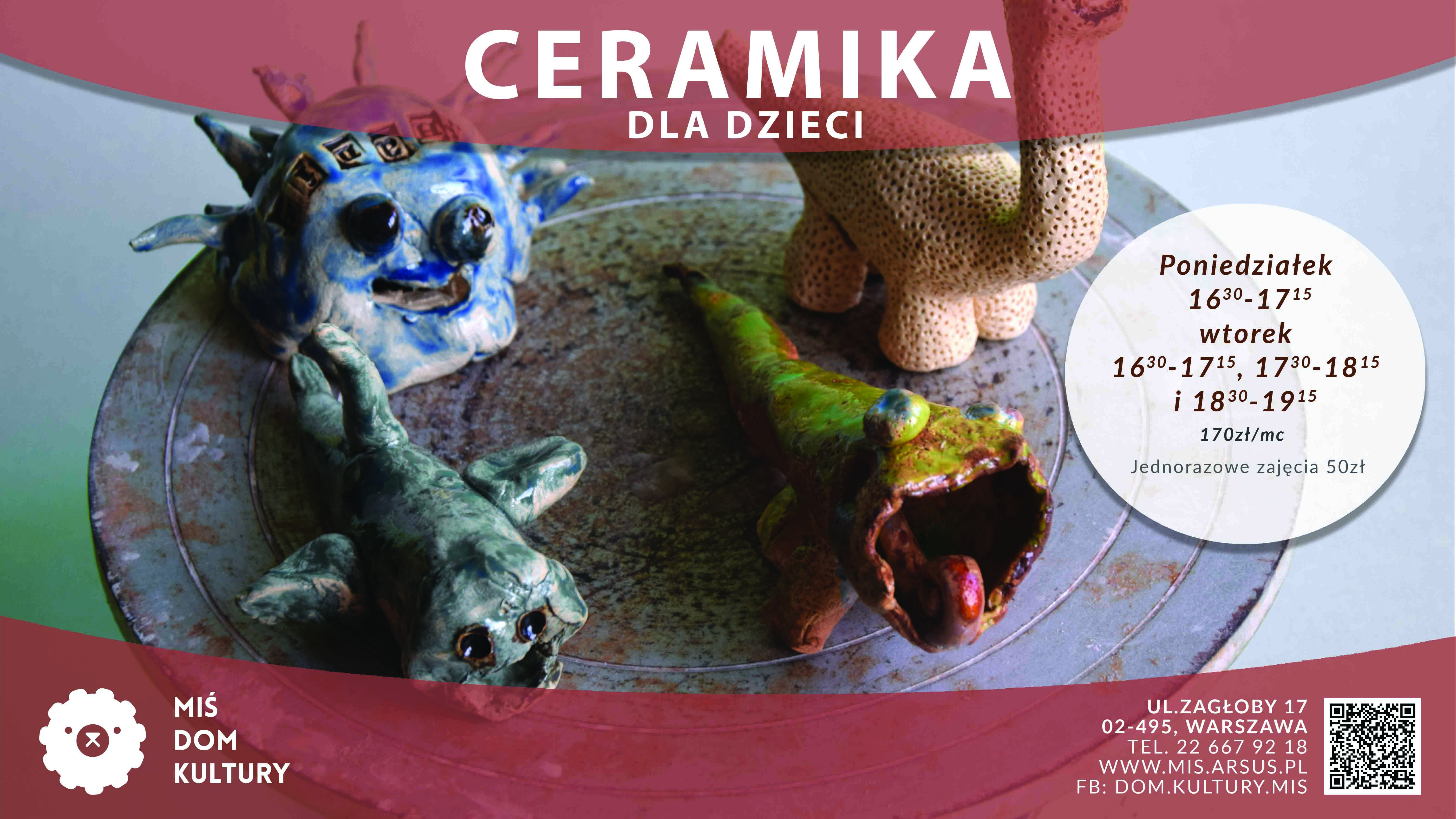 Ceramika dla dzieci w Misiu