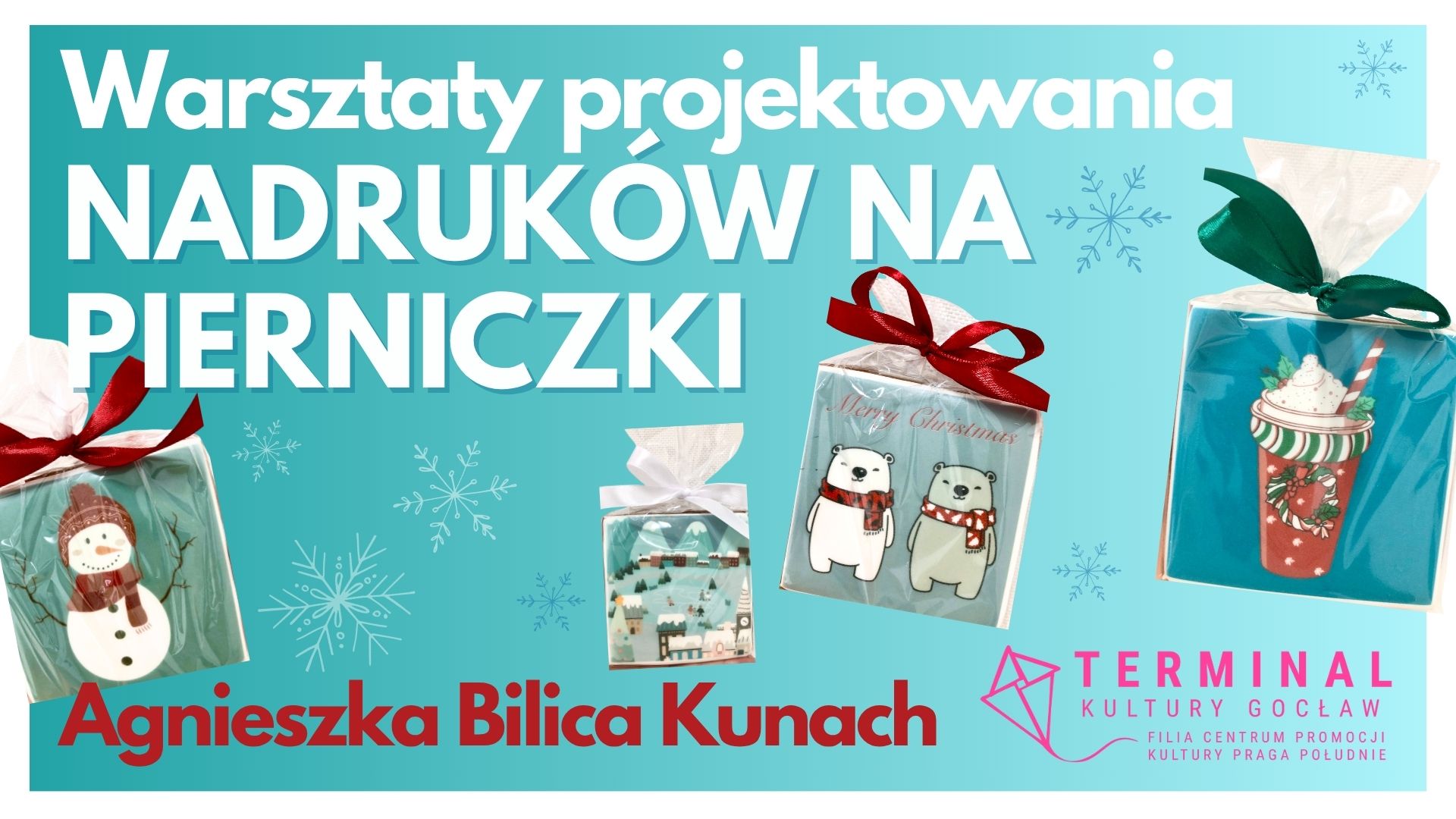 Warsztaty projektowania nadruków na pierniczki – Agnieszka Bilica Kunach