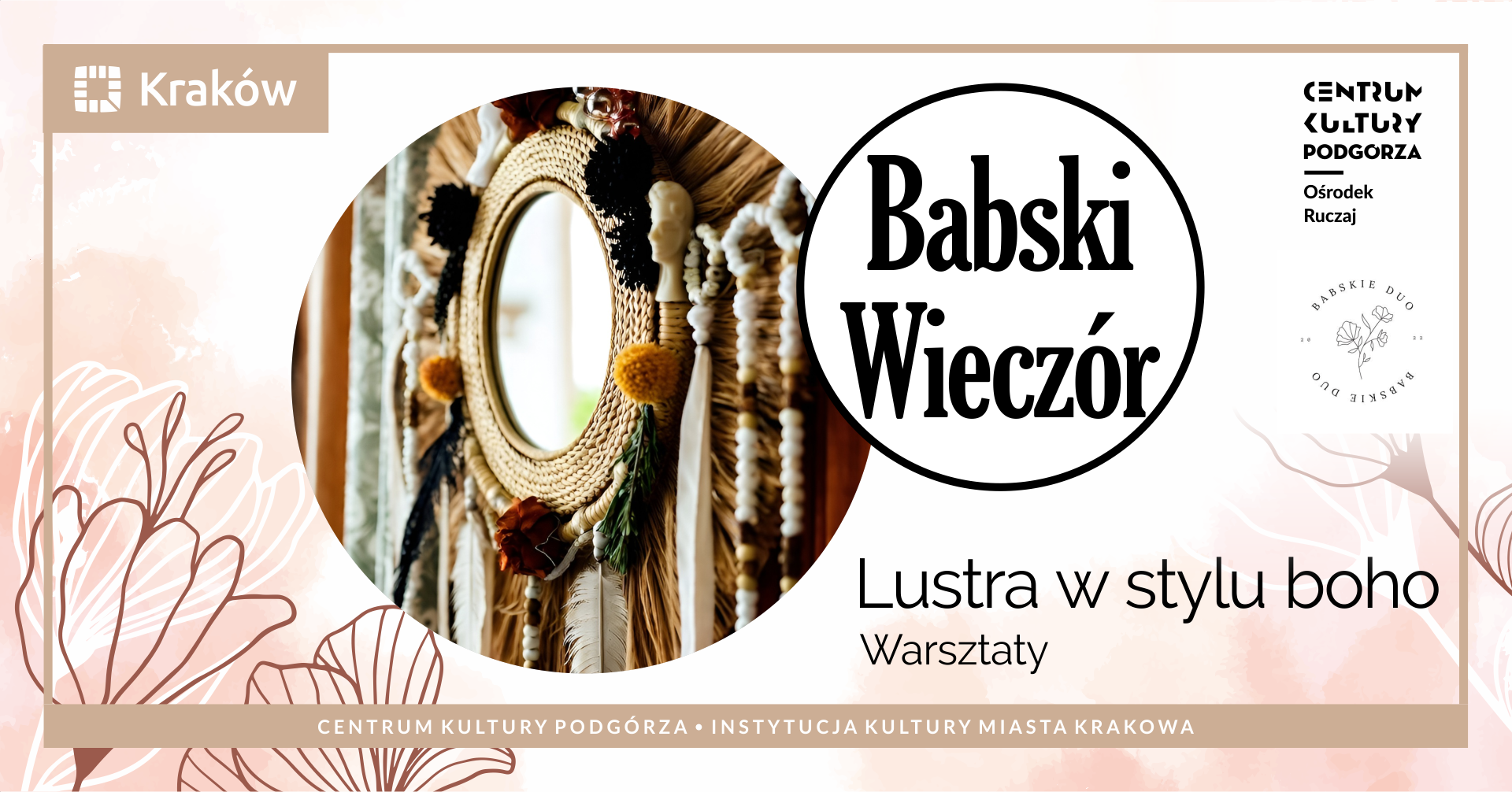 Babski Wieczór: warsztat z tworzenia luster w stylu boho