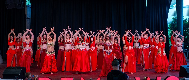 Choreografia „Czerwone” – projekt występowy (oriental + hiszpański akcent)