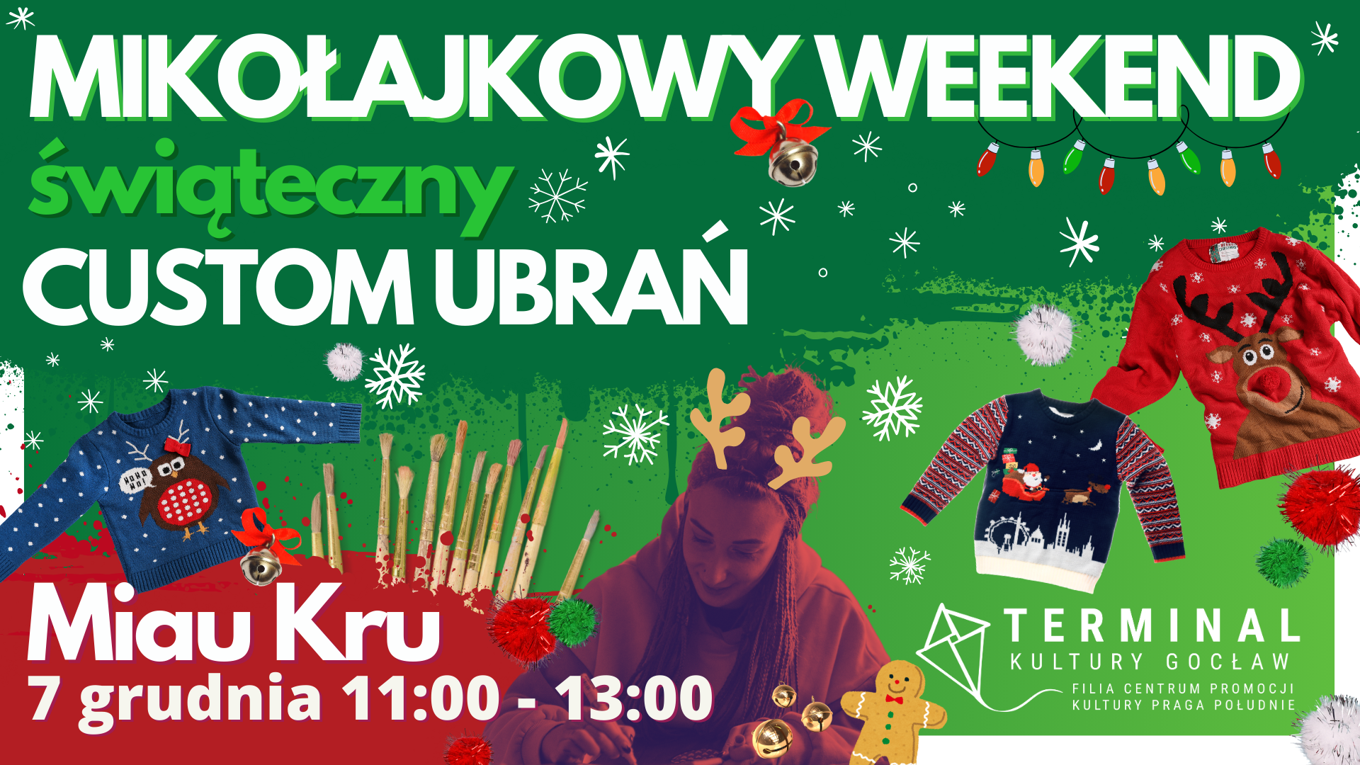 MIKOŁAJKOWY WEEKEND - ŚWIĄTECZNY CUSTOM CIUCHÓW - Aleksandra Olszewska