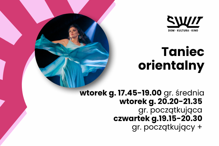 Taniec orientalny wtorek gr. średniozaawansowana