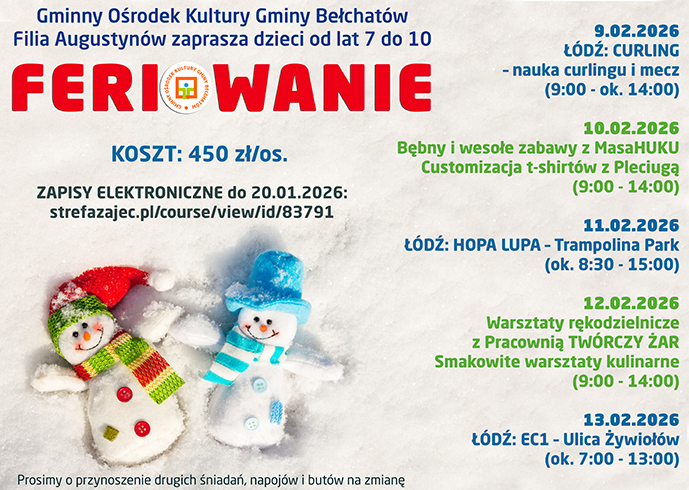 FERIOWANIE AUGUSTYNÓW