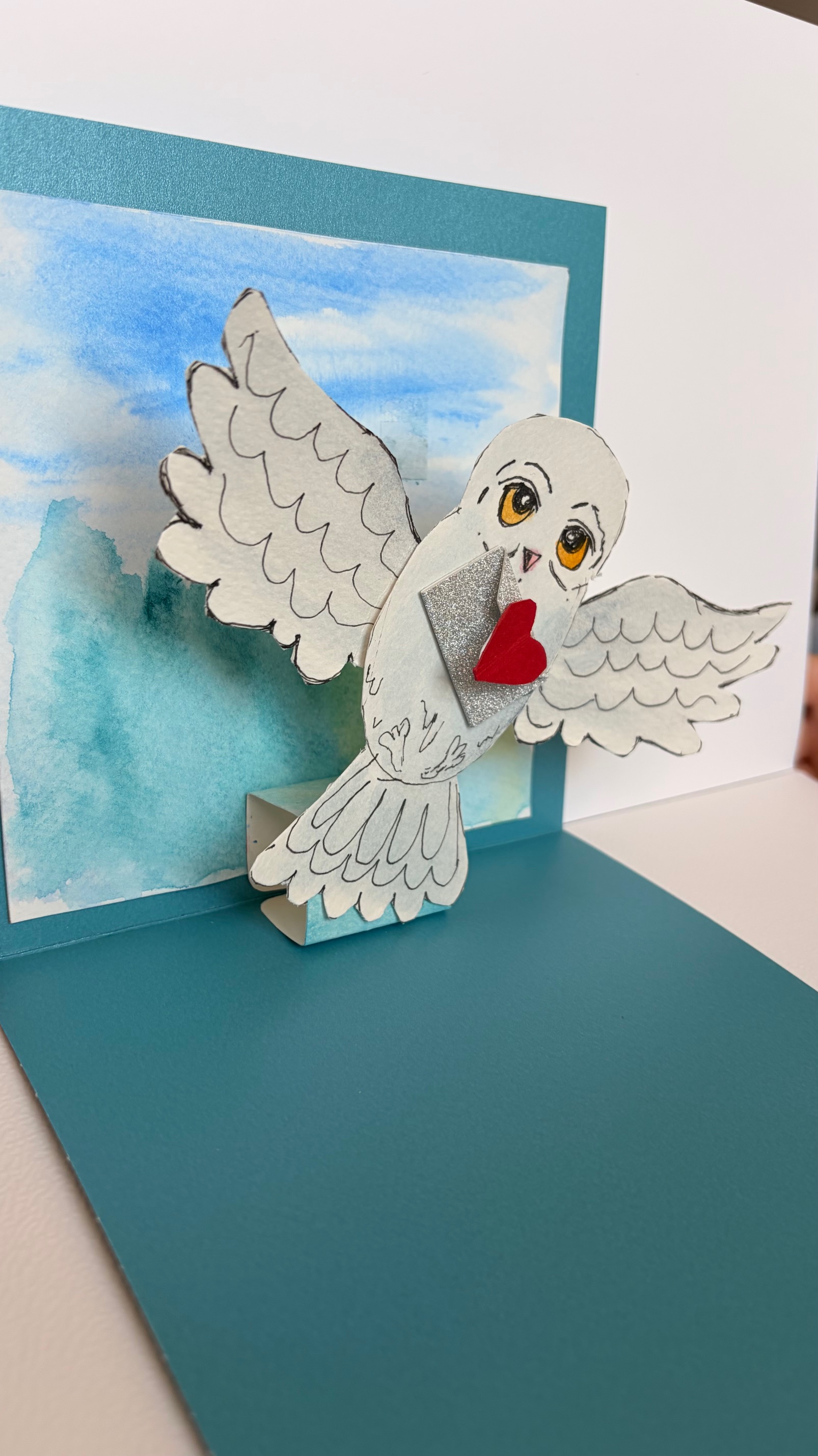 AKWARELA "Powiedz kocham" - walentynkowe kartki pop-up