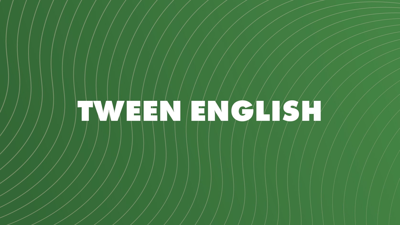 Tween English - Branickiego