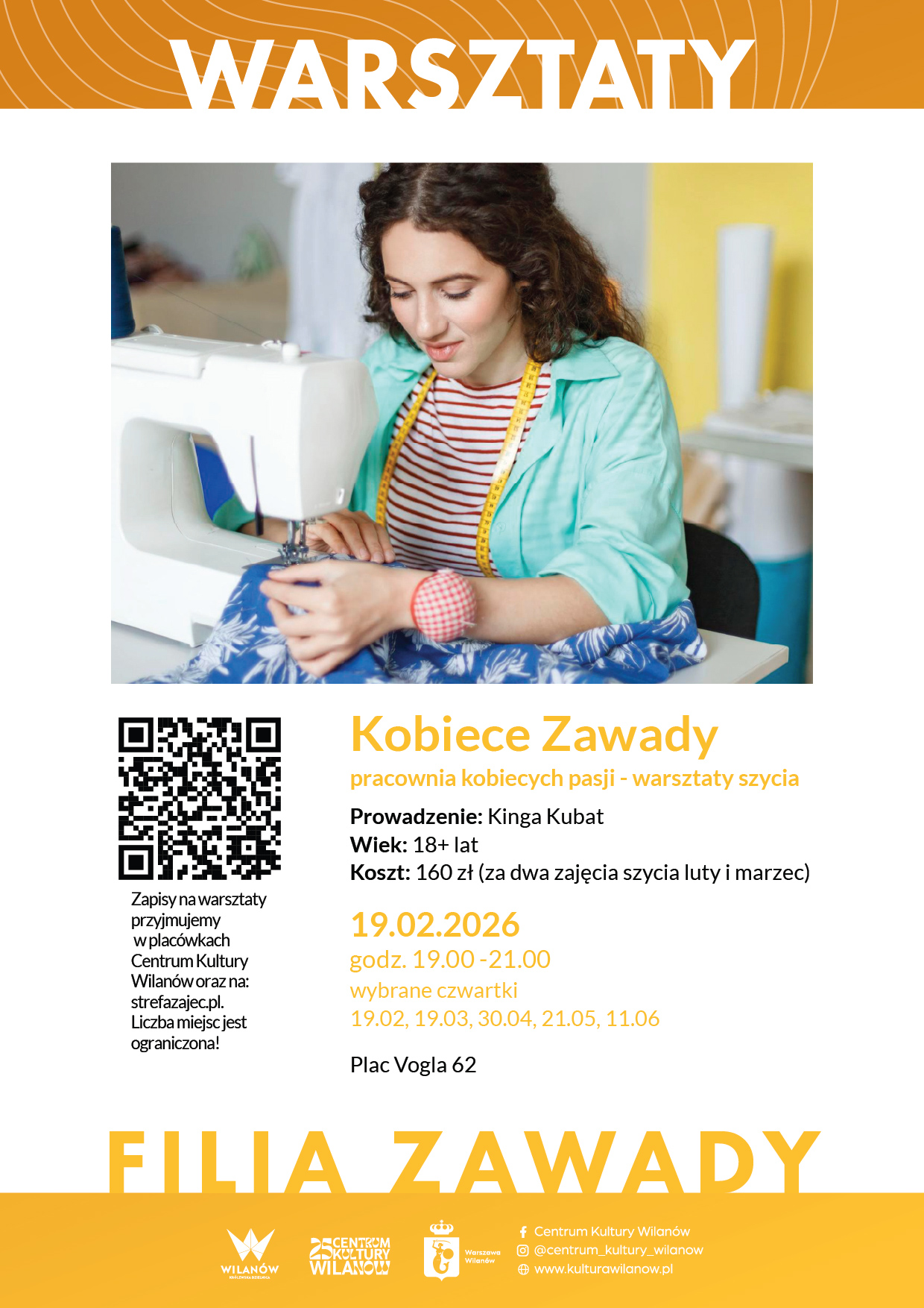 KOBIECE ZAWADY - PRACOWNIA KOBIECYCH PASJI - warsztaty szycia