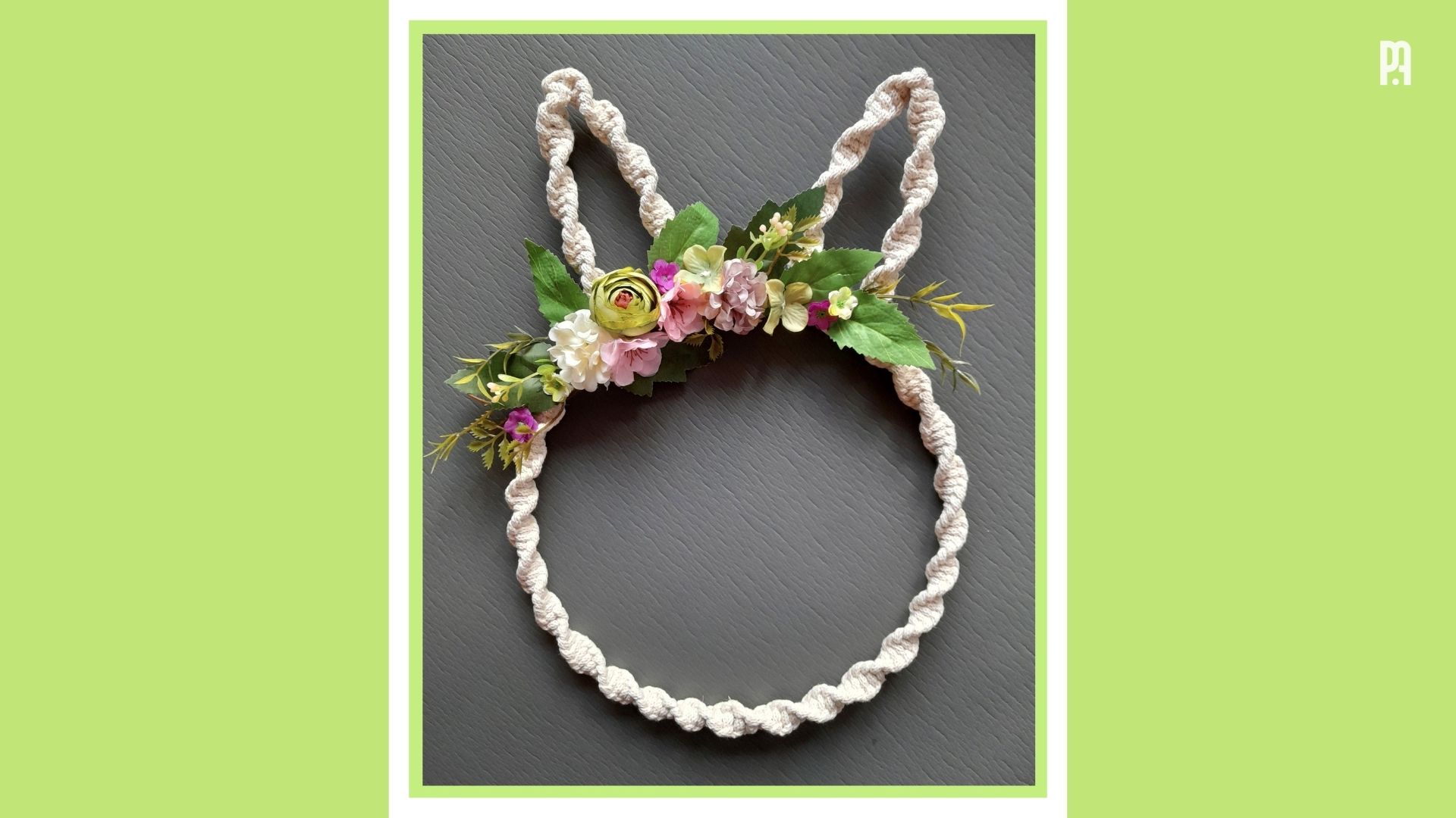 Makramowe ozdoby wielkanocne