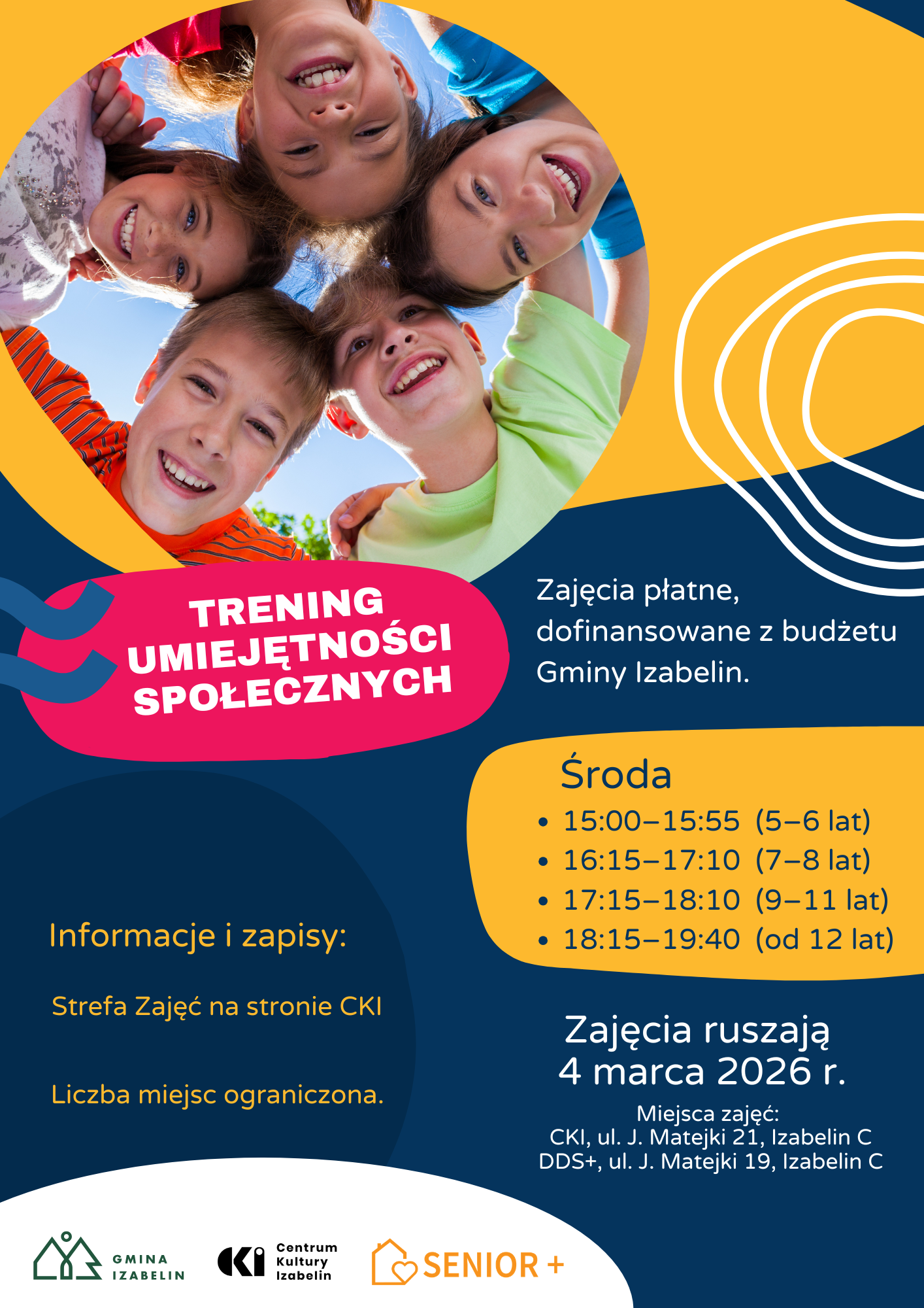 Trening Umiejętności Społecznych dla dzieci TUS 5-16 lat