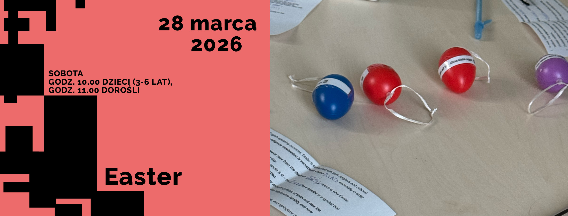 Easter - warsztaty językowe dla dzieci (3-6 lat) i dorosłych