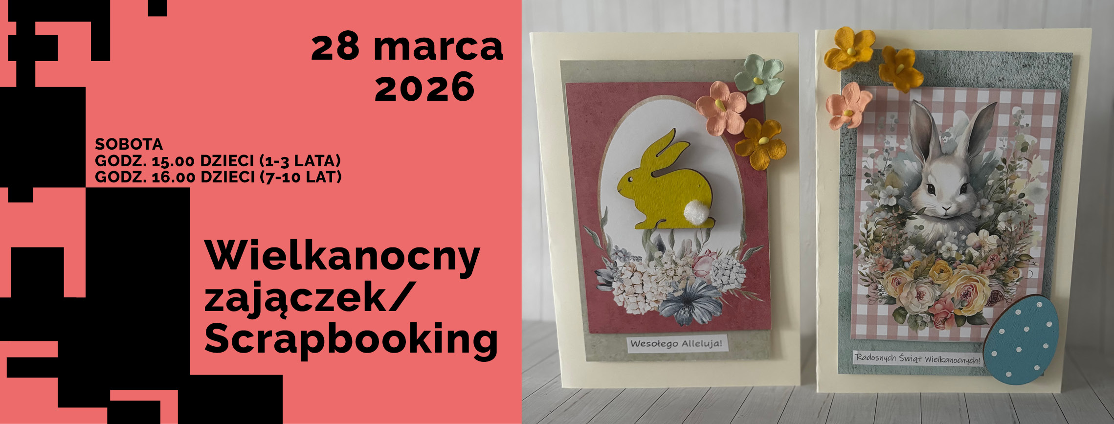 Wielkanocny zajączek - warsztaty sensoryczne dla dzieci (1-3 lata + opiekun)