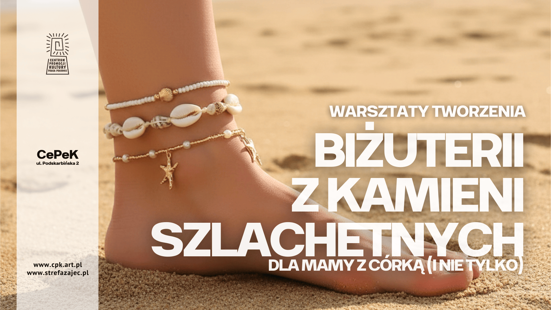 Warsztaty tworzenia biżuterii z kamieni szlachetnych dla mamy i córki- CEPEK