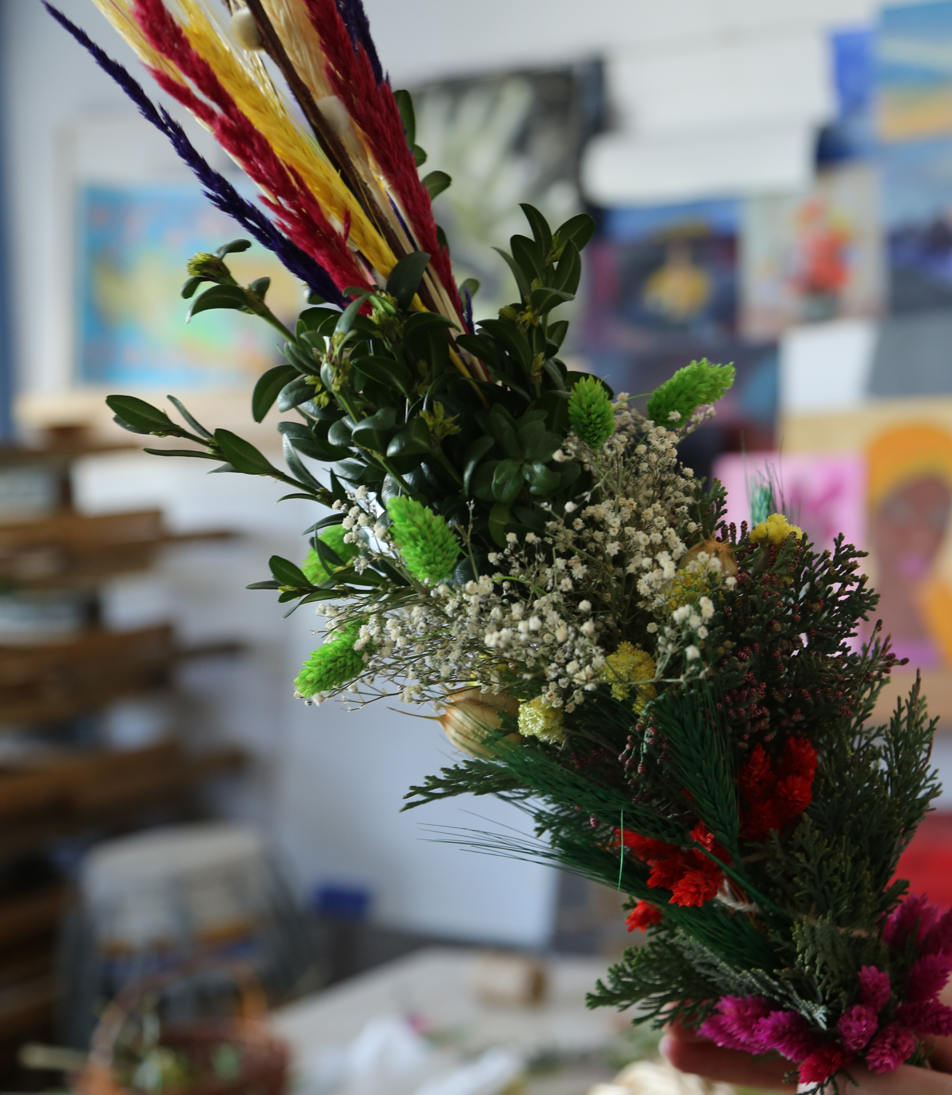 BLISKO TRADYCJI Palmy z wykorzystaniem roślin